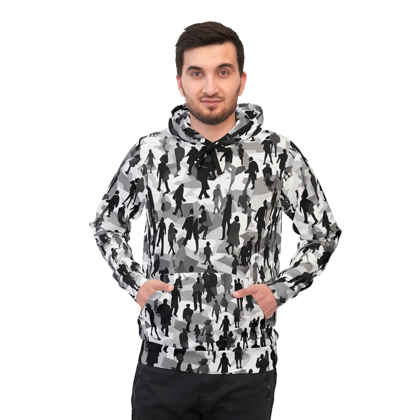 Adversarial anti AI (facial recognition) Hoodie