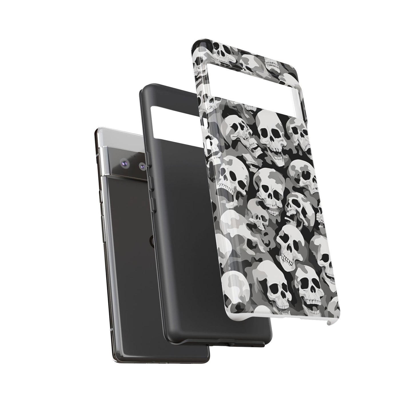 SKULL phone case TOUGH iPhone 16/15/14/13/12/11 Pro Max | Galaxy S24/S23/S22 Ultra | Pixel 7/8/9 | Slim & Tough