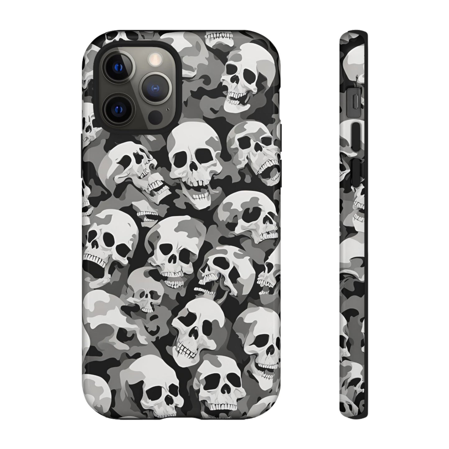 SKULL phone case TOUGH iPhone 16/15/14/13/12/11 Pro Max | Galaxy S24/S23/S22 Ultra | Pixel 7/8/9 | Slim & Tough