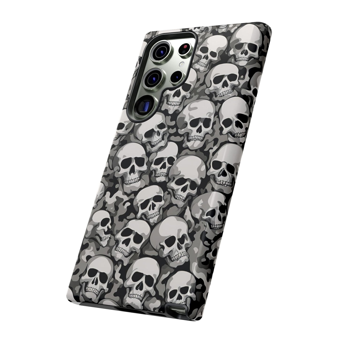 SKULL phone case TOUGH iPhone 16/15/14/13/12/11 Pro Max | Galaxy S24/S23/S22 Ultra | Pixel 7/8/9 | Slim & Tough