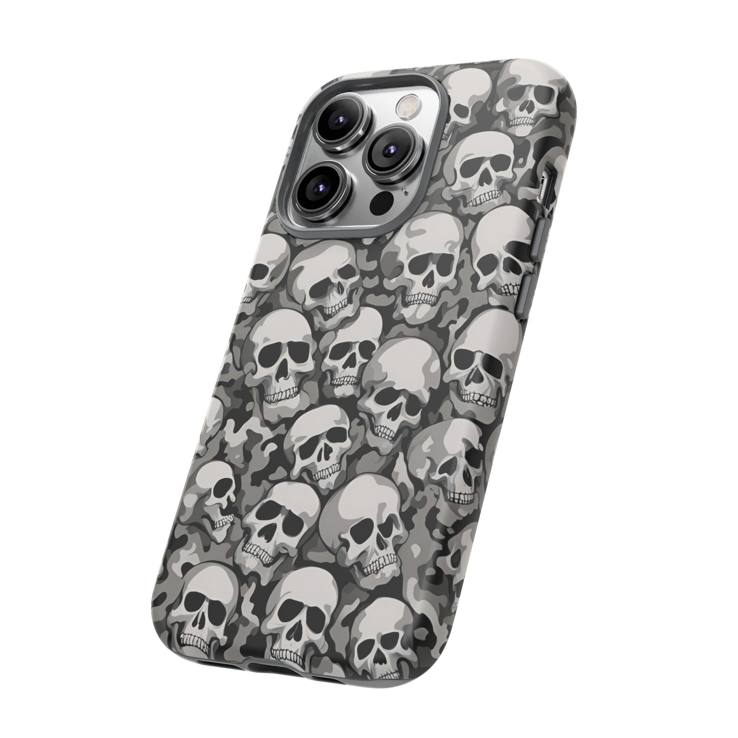 SKULL phone case TOUGH iPhone 16/15/14/13/12/11 Pro Max | Galaxy S24/S23/S22 Ultra | Pixel 7/8/9 | Slim & Tough