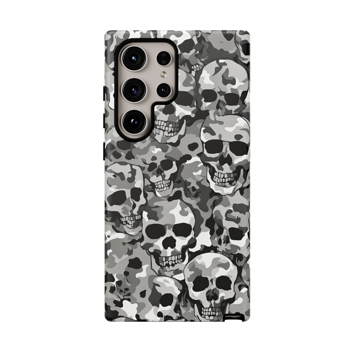 SKULL CAMO phone case TOUGH iPhone 16/15/14/13/12/11 Pro Max | Galaxy S24/S23/S22 Ultra | Pixel 7/8/9 | Slim & Tough