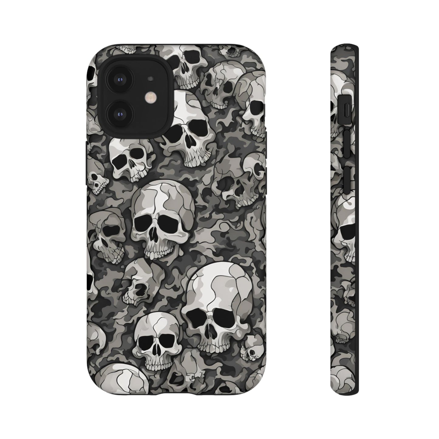 SKULL phone case TOUGH iPhone 16/15/14/13/12/11 Pro Max | Galaxy S24/S23/S22 Ultra | Pixel 7/8/9 | Slim & Tough