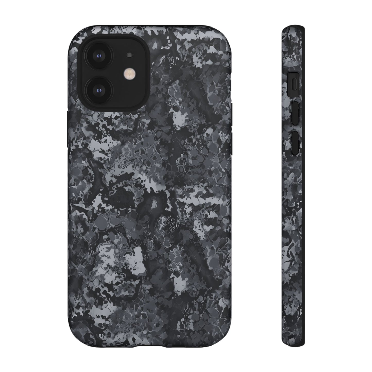 BLACK CAMO phone case TOUGH iPhone 16/15/14/13/12/11 Pro Max | Galaxy S24/S23/S22 Ultra | Pixel 7/8/9 | Slim & Tough