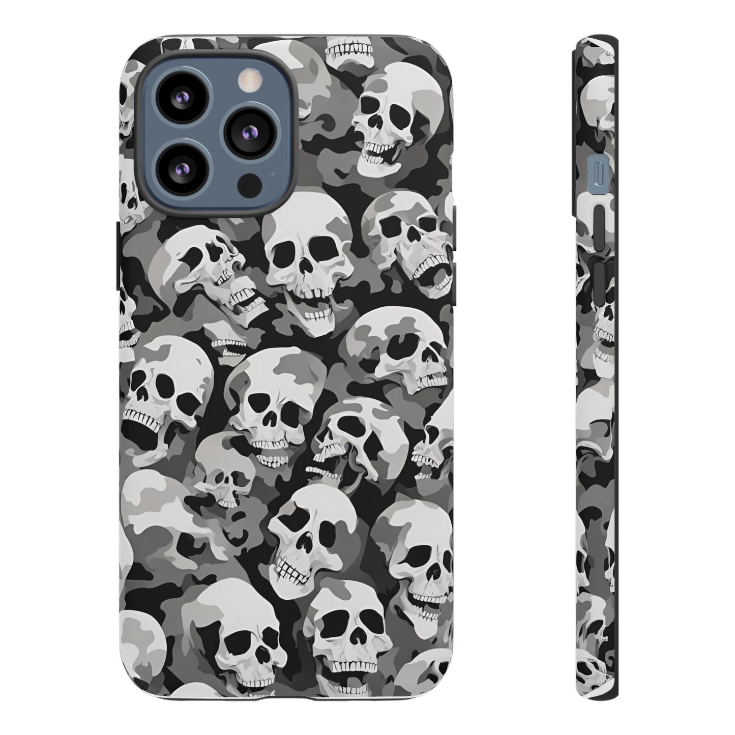 SKULL phone case TOUGH iPhone 16/15/14/13/12/11 Pro Max | Galaxy S24/S23/S22 Ultra | Pixel 7/8/9 | Slim & Tough