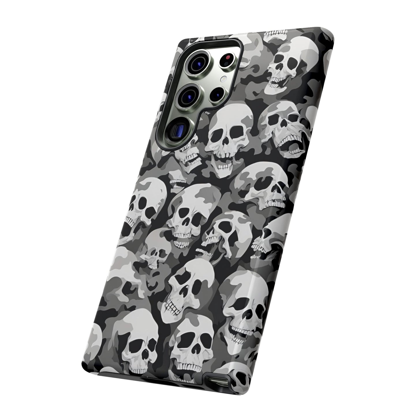 SKULL phone case TOUGH iPhone 16/15/14/13/12/11 Pro Max | Galaxy S24/S23/S22 Ultra | Pixel 7/8/9 | Slim & Tough