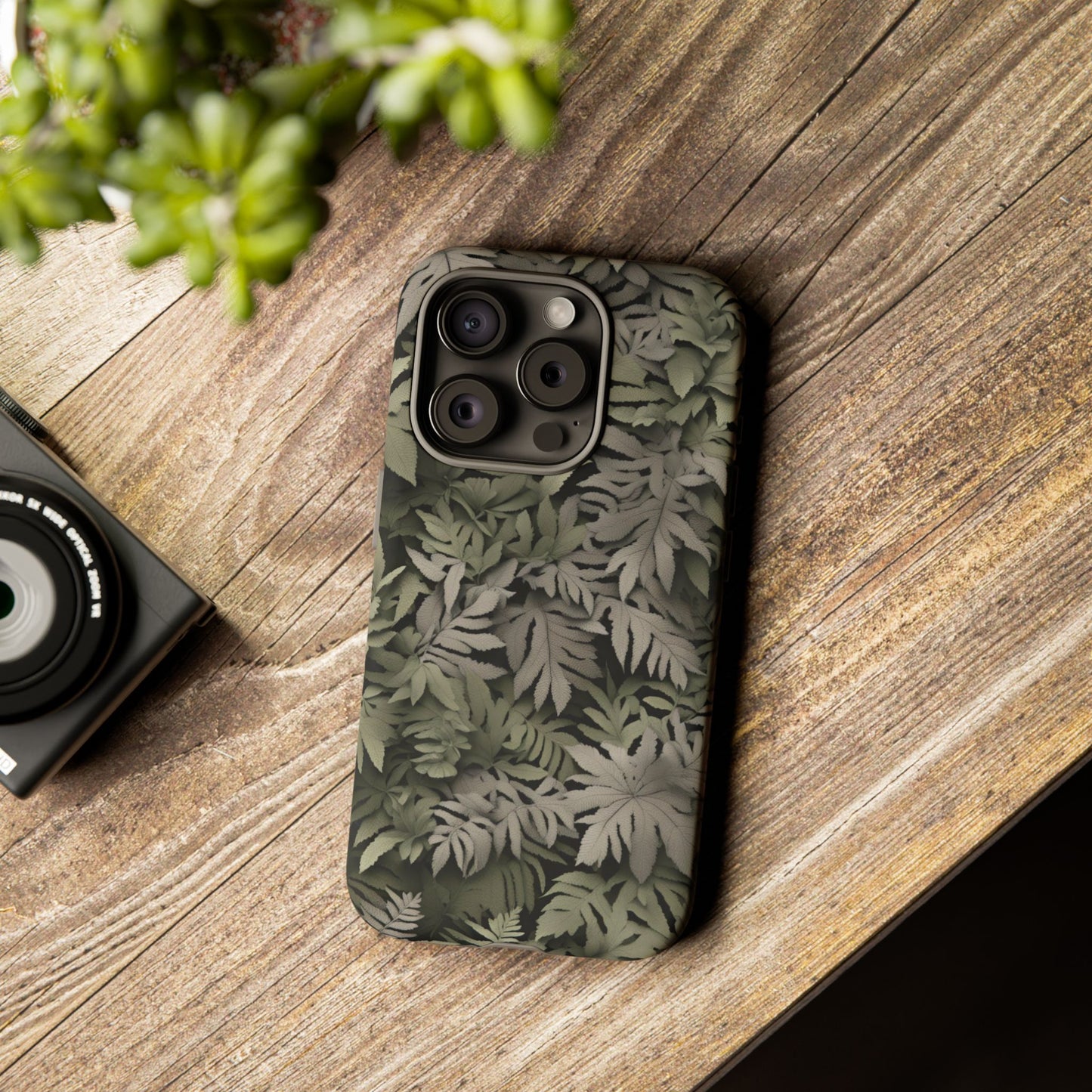 LEAF phone case TOUGH iPhone 16/15/14/13/12/11 Pro Max | Galaxy S24/S23/S22 Ultra | Pixel 7/8/9 | Slim & Tough