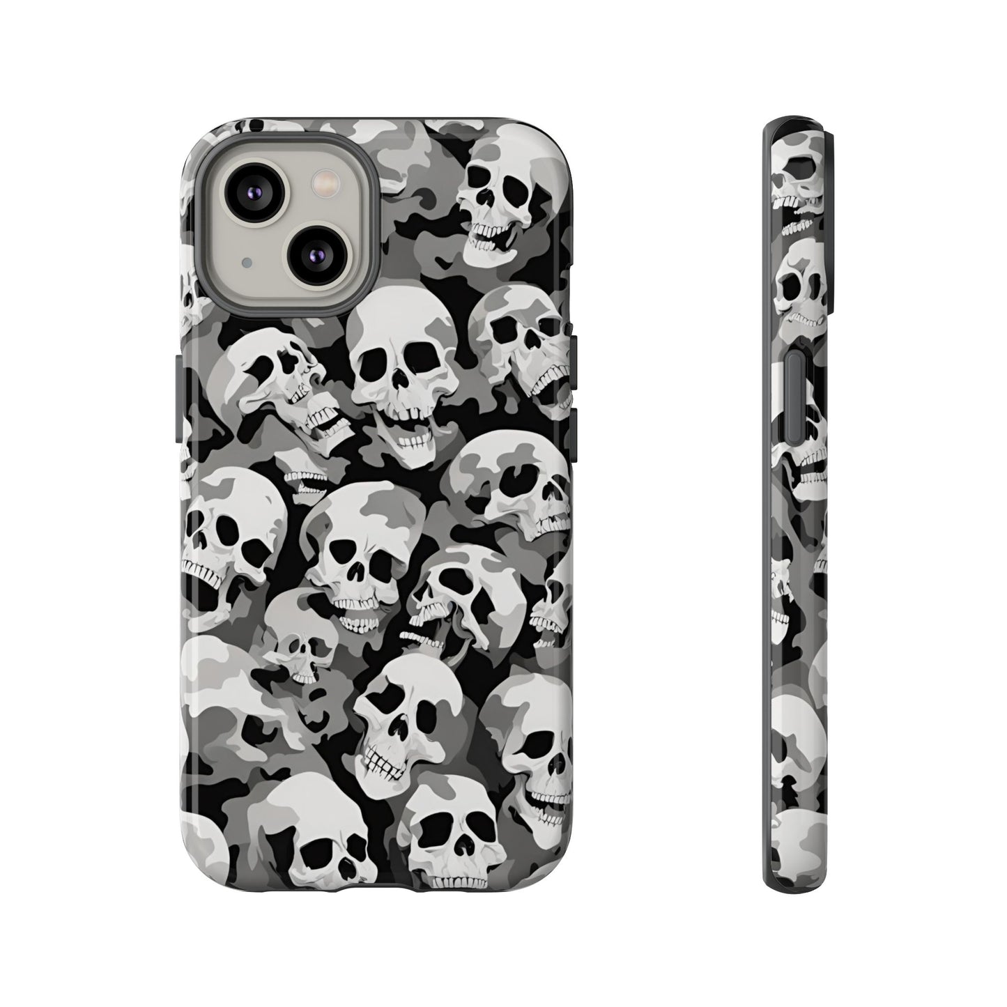 SKULL phone case TOUGH iPhone 16/15/14/13/12/11 Pro Max | Galaxy S24/S23/S22 Ultra | Pixel 7/8/9 | Slim & Tough