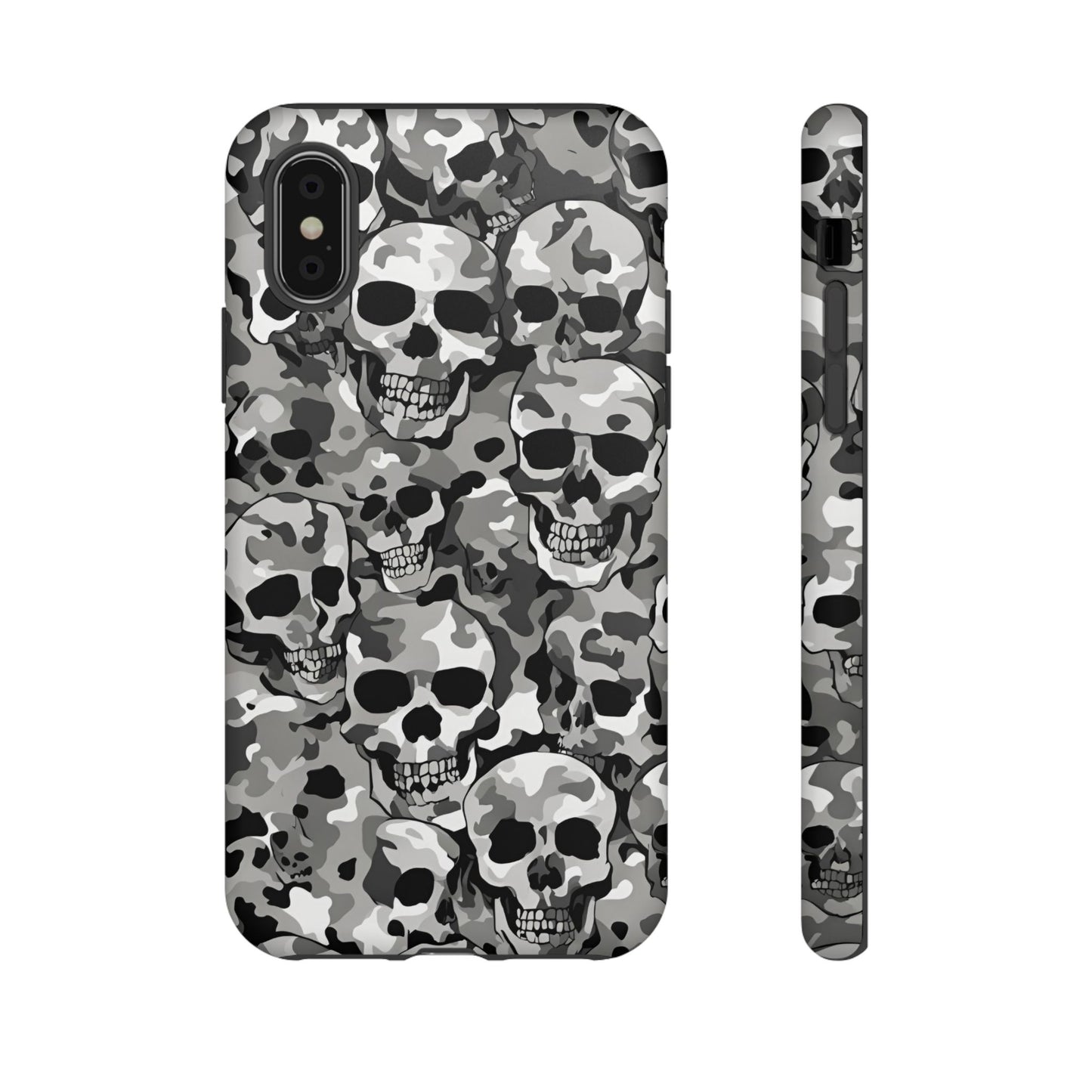 SKULL CAMO phone case TOUGH iPhone 16/15/14/13/12/11 Pro Max | Galaxy S24/S23/S22 Ultra | Pixel 7/8/9 | Slim & Tough