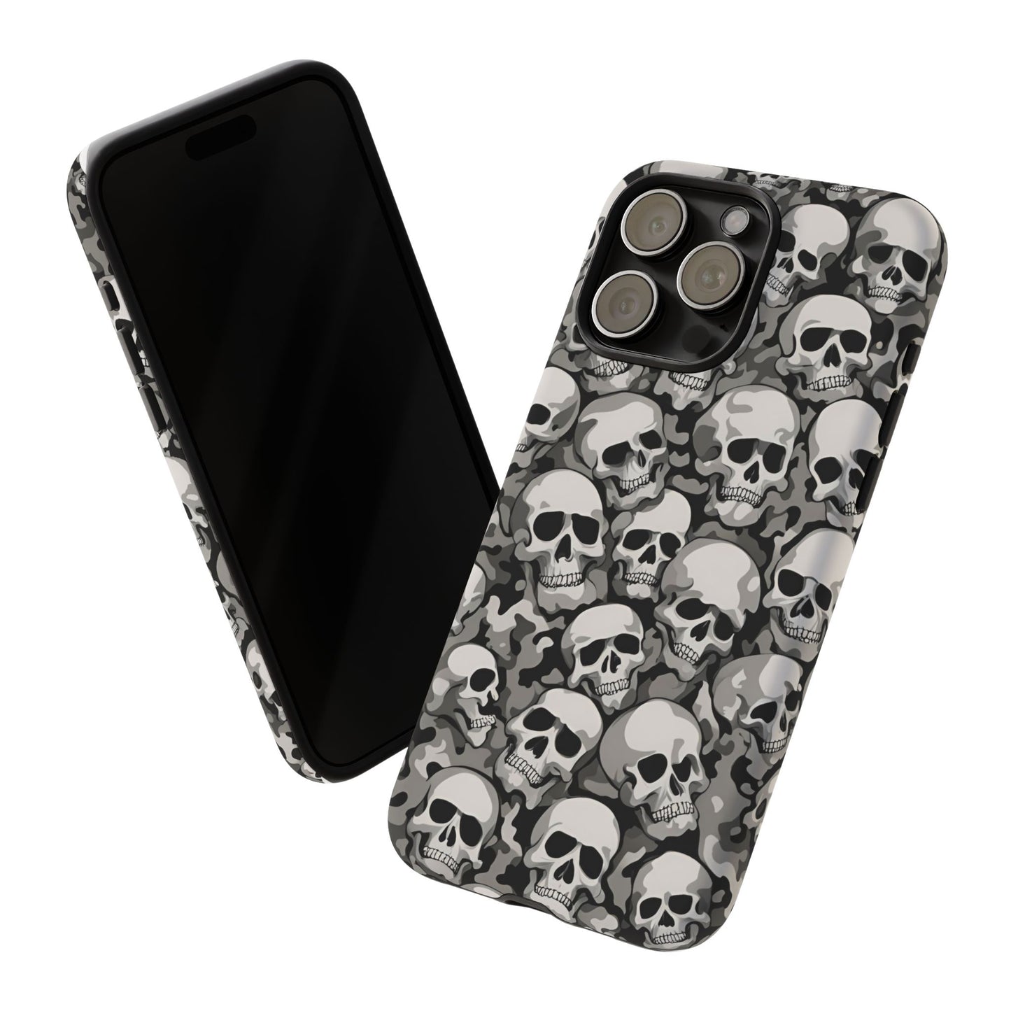 SKULL phone case TOUGH iPhone 16/15/14/13/12/11 Pro Max | Galaxy S24/S23/S22 Ultra | Pixel 7/8/9 | Slim & Tough