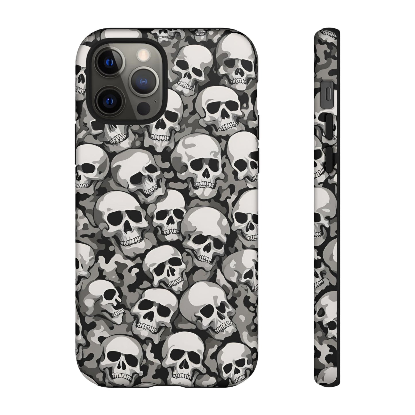 SKULL phone case TOUGH iPhone 16/15/14/13/12/11 Pro Max | Galaxy S24/S23/S22 Ultra | Pixel 7/8/9 | Slim & Tough