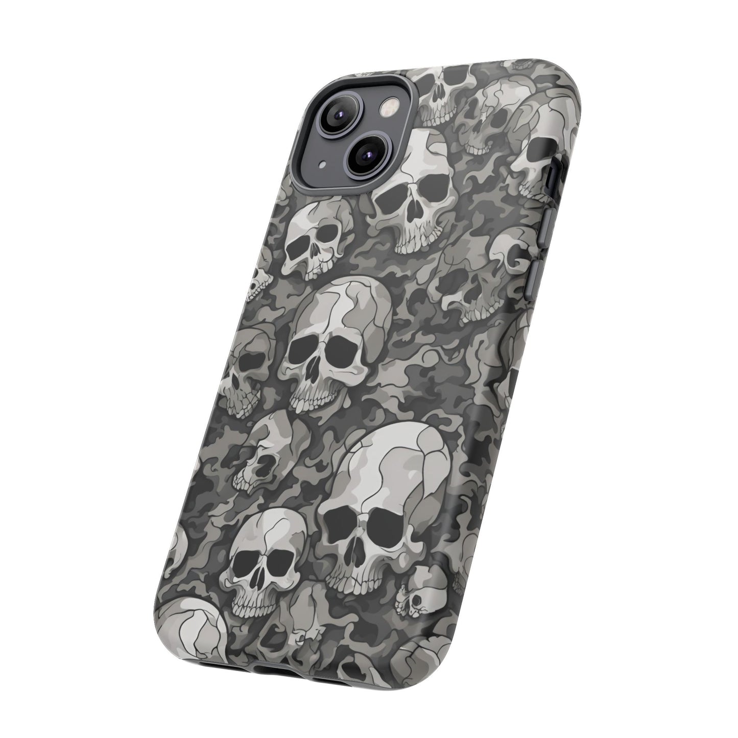 SKULL phone case TOUGH iPhone 16/15/14/13/12/11 Pro Max | Galaxy S24/S23/S22 Ultra | Pixel 7/8/9 | Slim & Tough