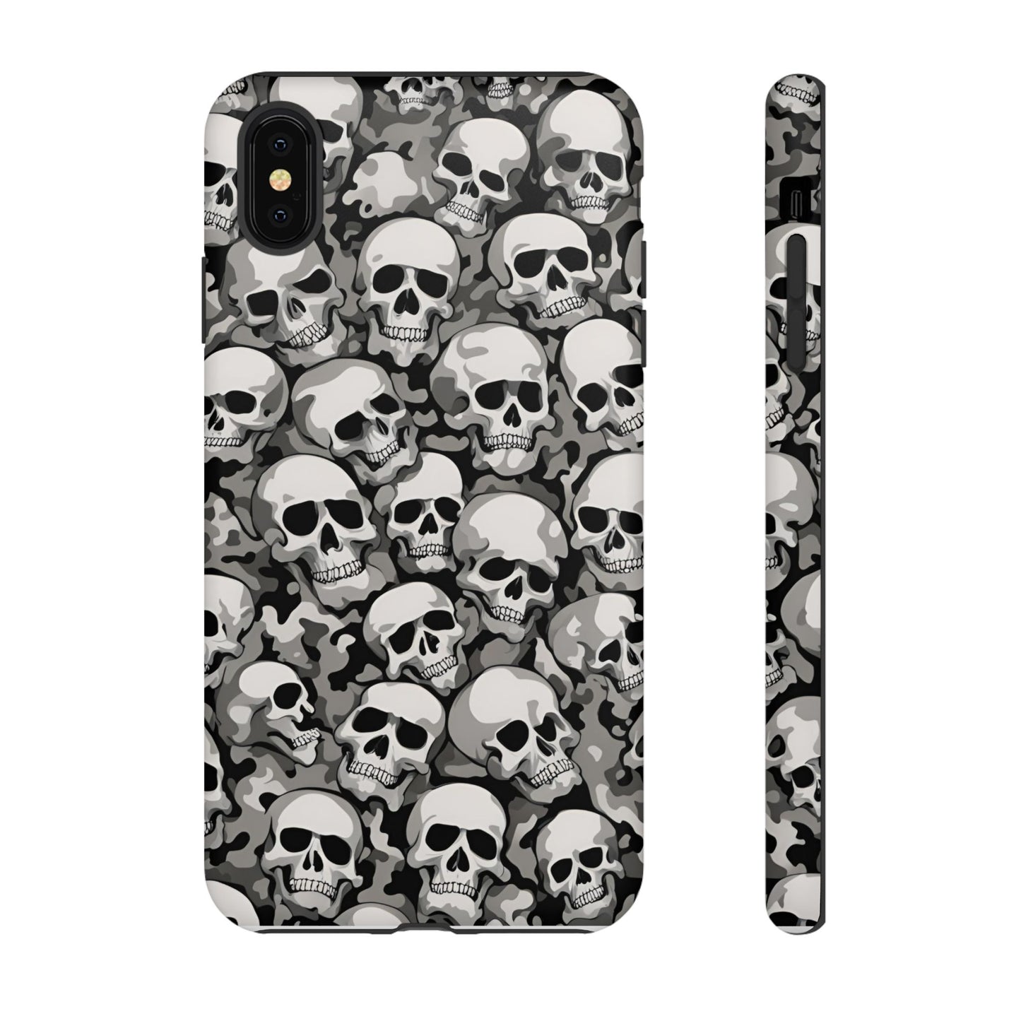 SKULL phone case TOUGH iPhone 16/15/14/13/12/11 Pro Max | Galaxy S24/S23/S22 Ultra | Pixel 7/8/9 | Slim & Tough