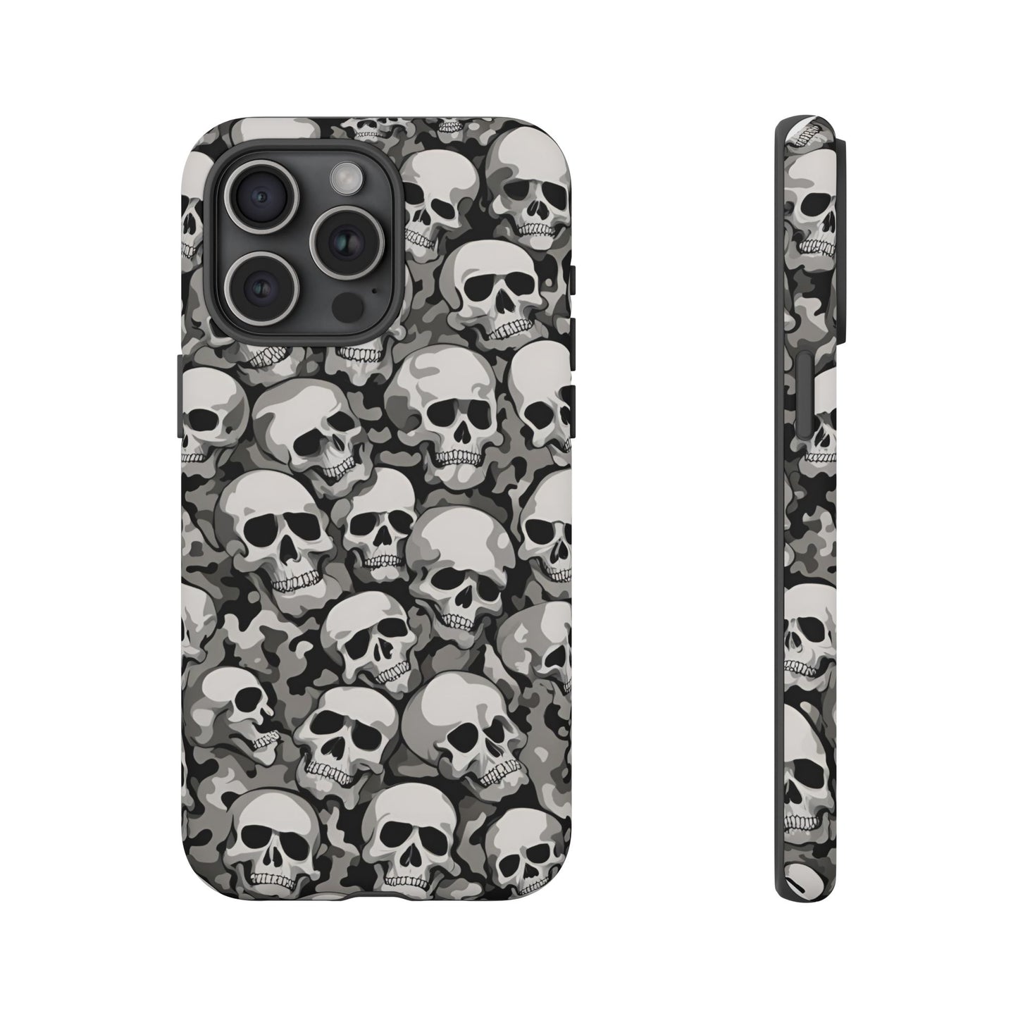 SKULL phone case TOUGH iPhone 16/15/14/13/12/11 Pro Max | Galaxy S24/S23/S22 Ultra | Pixel 7/8/9 | Slim & Tough