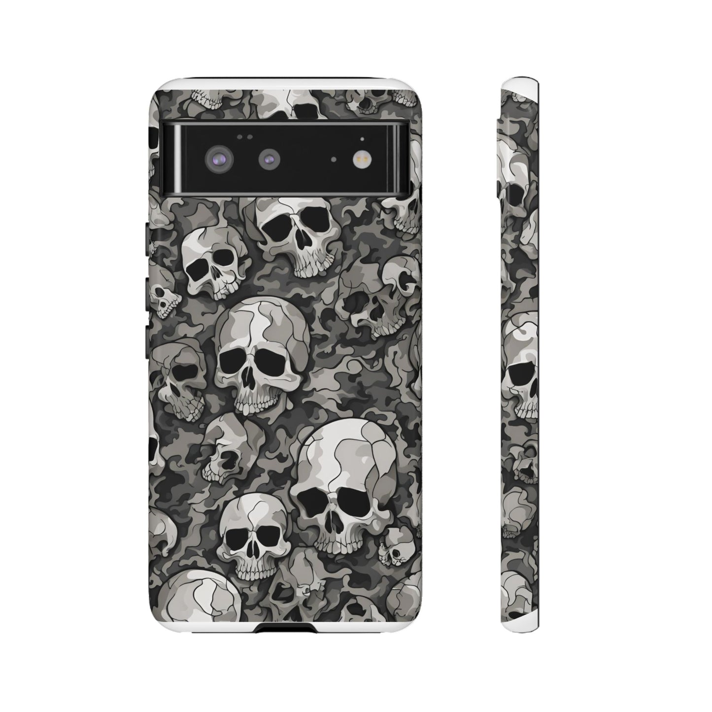 SKULL phone case TOUGH iPhone 16/15/14/13/12/11 Pro Max | Galaxy S24/S23/S22 Ultra | Pixel 7/8/9 | Slim & Tough