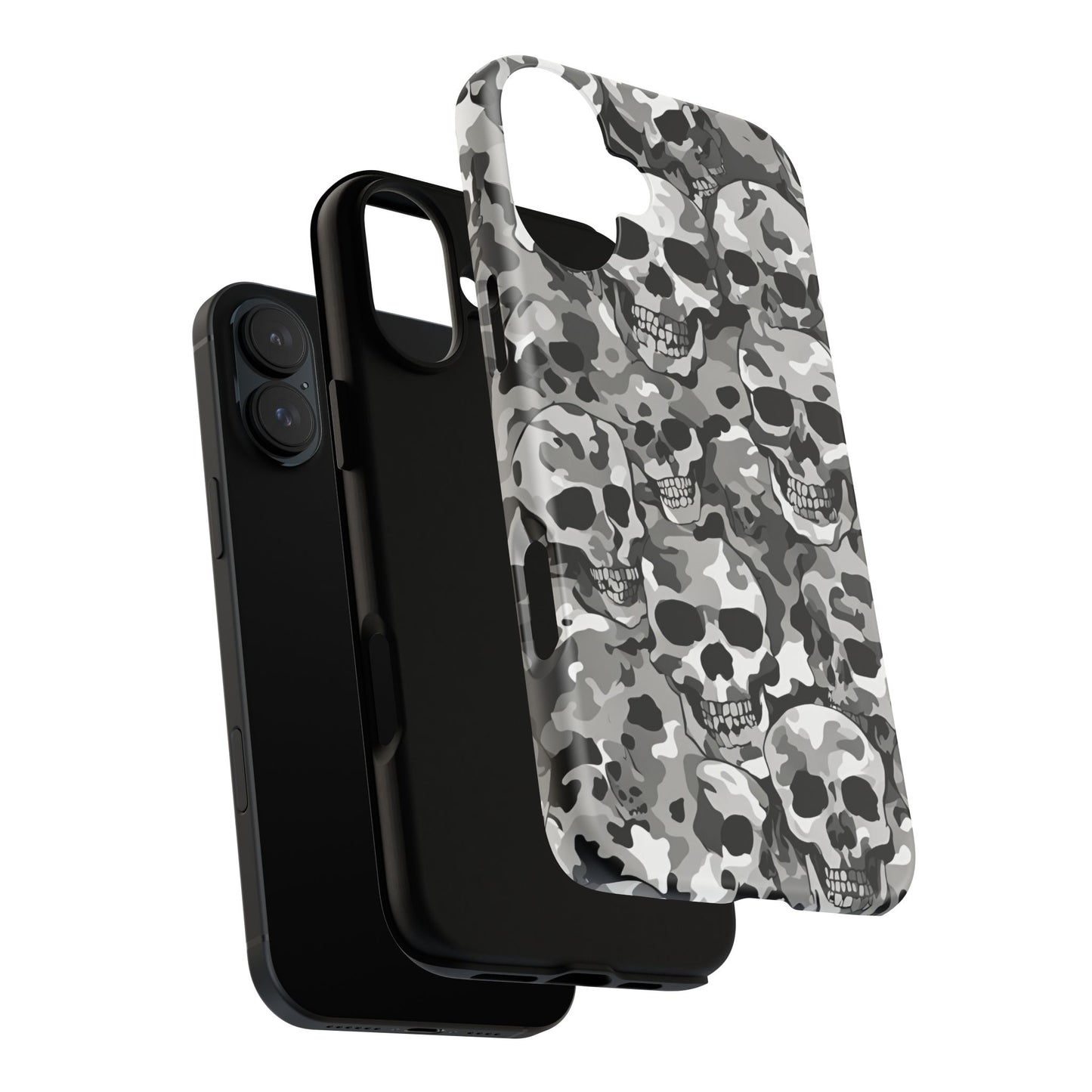 SKULL CAMO phone case TOUGH iPhone 16/15/14/13/12/11 Pro Max | Galaxy S24/S23/S22 Ultra | Pixel 7/8/9 | Slim & Tough