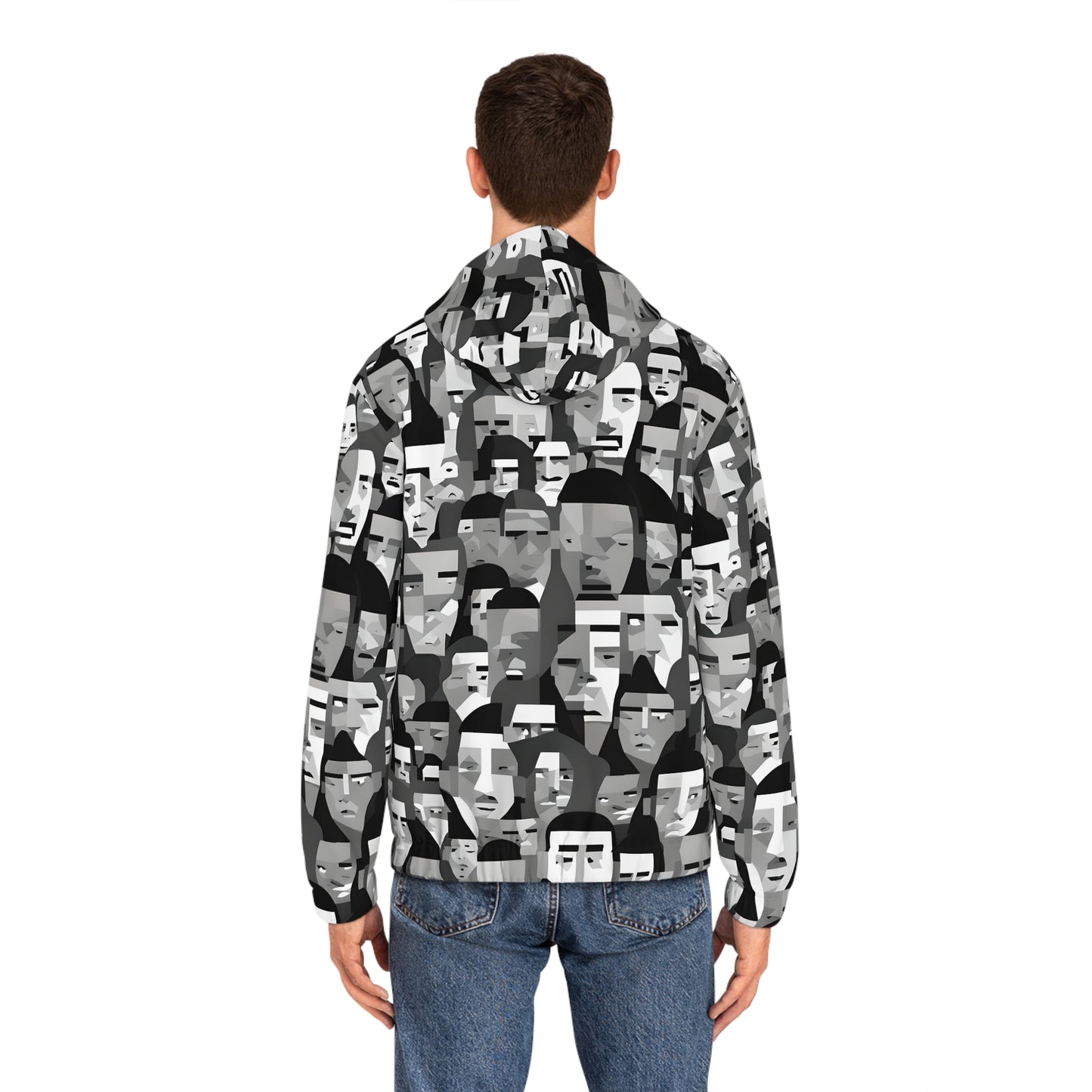 Anti Facial Recognition Hoodie, Anti Surveillance Clothing for Gamers 16-bit design