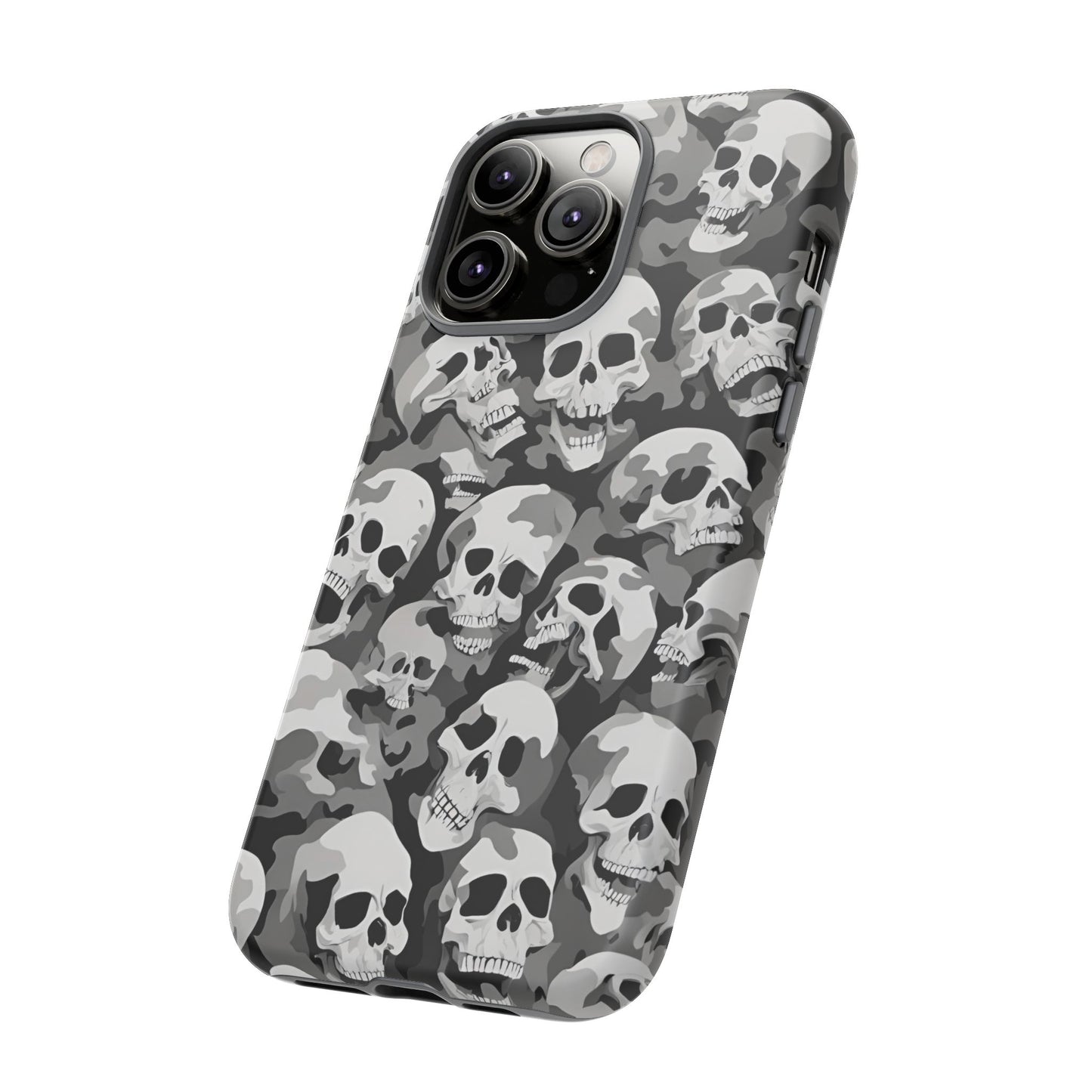 SKULL phone case TOUGH iPhone 16/15/14/13/12/11 Pro Max | Galaxy S24/S23/S22 Ultra | Pixel 7/8/9 | Slim & Tough