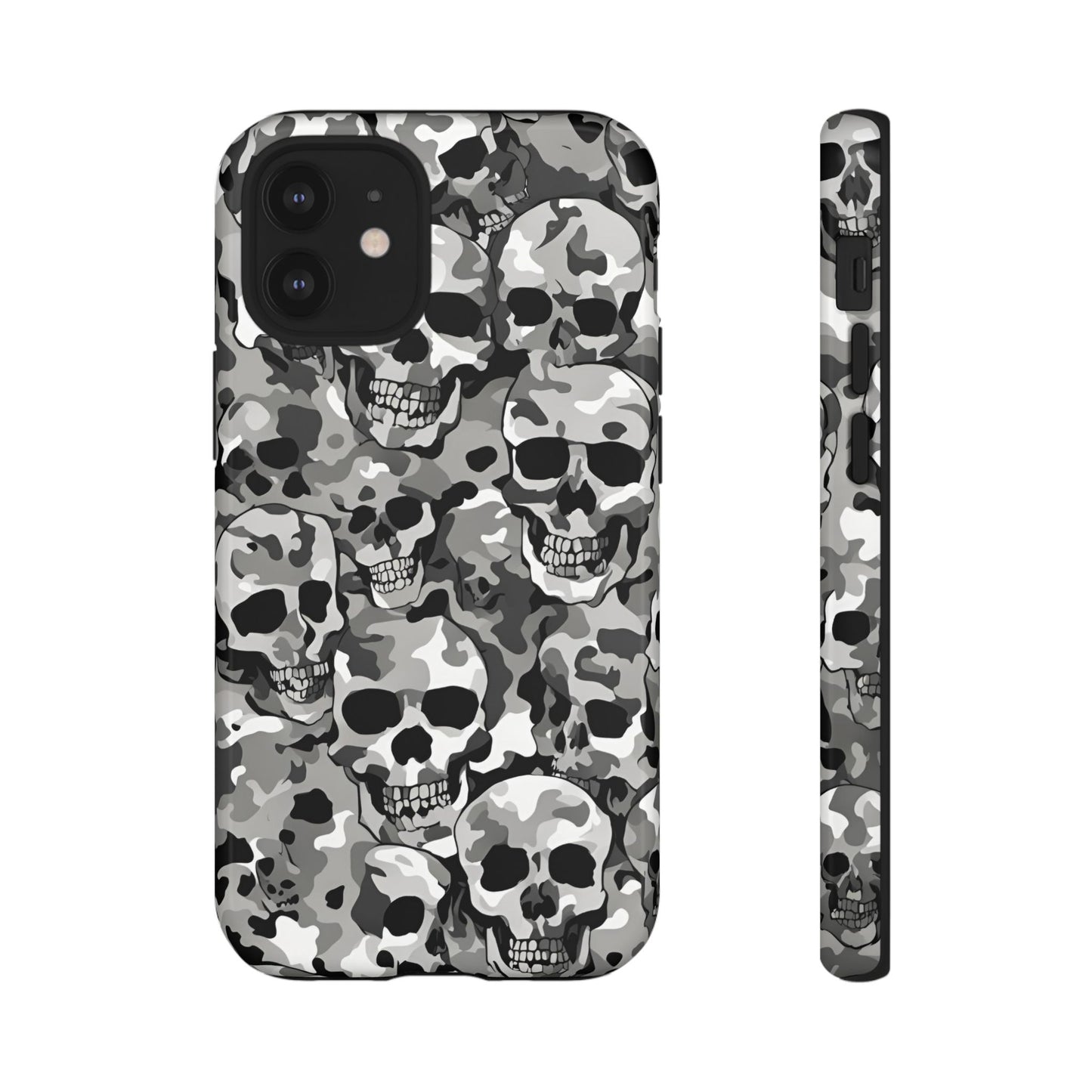 SKULL CAMO phone case TOUGH iPhone 16/15/14/13/12/11 Pro Max | Galaxy S24/S23/S22 Ultra | Pixel 7/8/9 | Slim & Tough