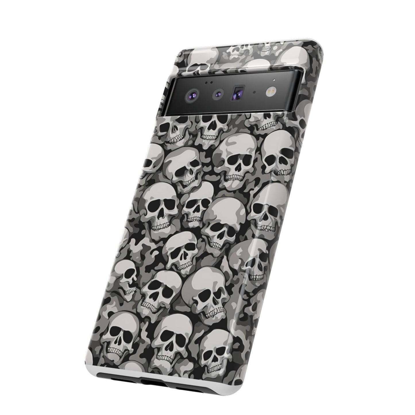 SKULL phone case TOUGH iPhone 16/15/14/13/12/11 Pro Max | Galaxy S24/S23/S22 Ultra | Pixel 7/8/9 | Slim & Tough