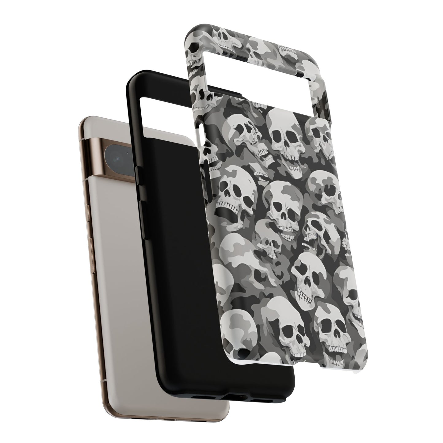 SKULL phone case TOUGH iPhone 16/15/14/13/12/11 Pro Max | Galaxy S24/S23/S22 Ultra | Pixel 7/8/9 | Slim & Tough