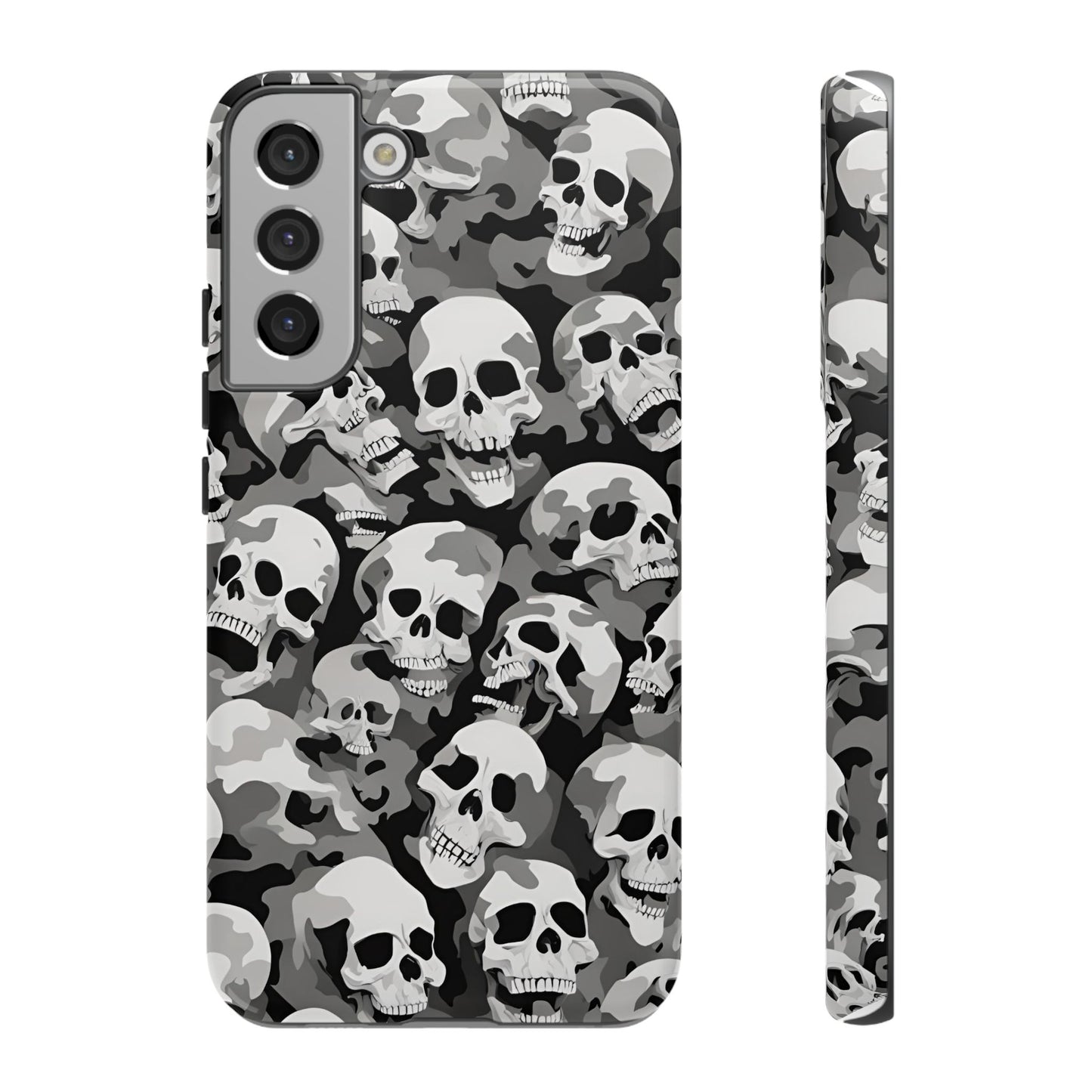 SKULL phone case TOUGH iPhone 16/15/14/13/12/11 Pro Max | Galaxy S24/S23/S22 Ultra | Pixel 7/8/9 | Slim & Tough