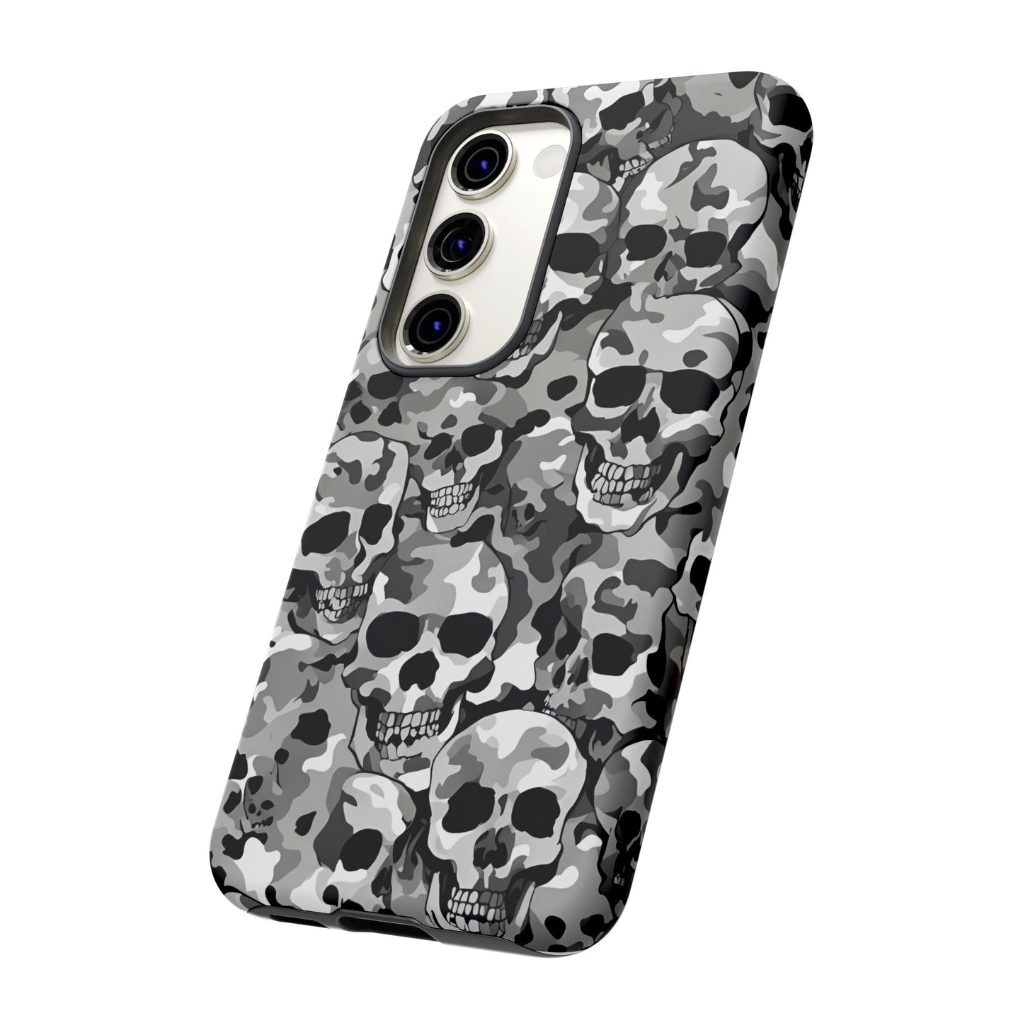 SKULL CAMO phone case TOUGH iPhone 16/15/14/13/12/11 Pro Max | Galaxy S24/S23/S22 Ultra | Pixel 7/8/9 | Slim & Tough