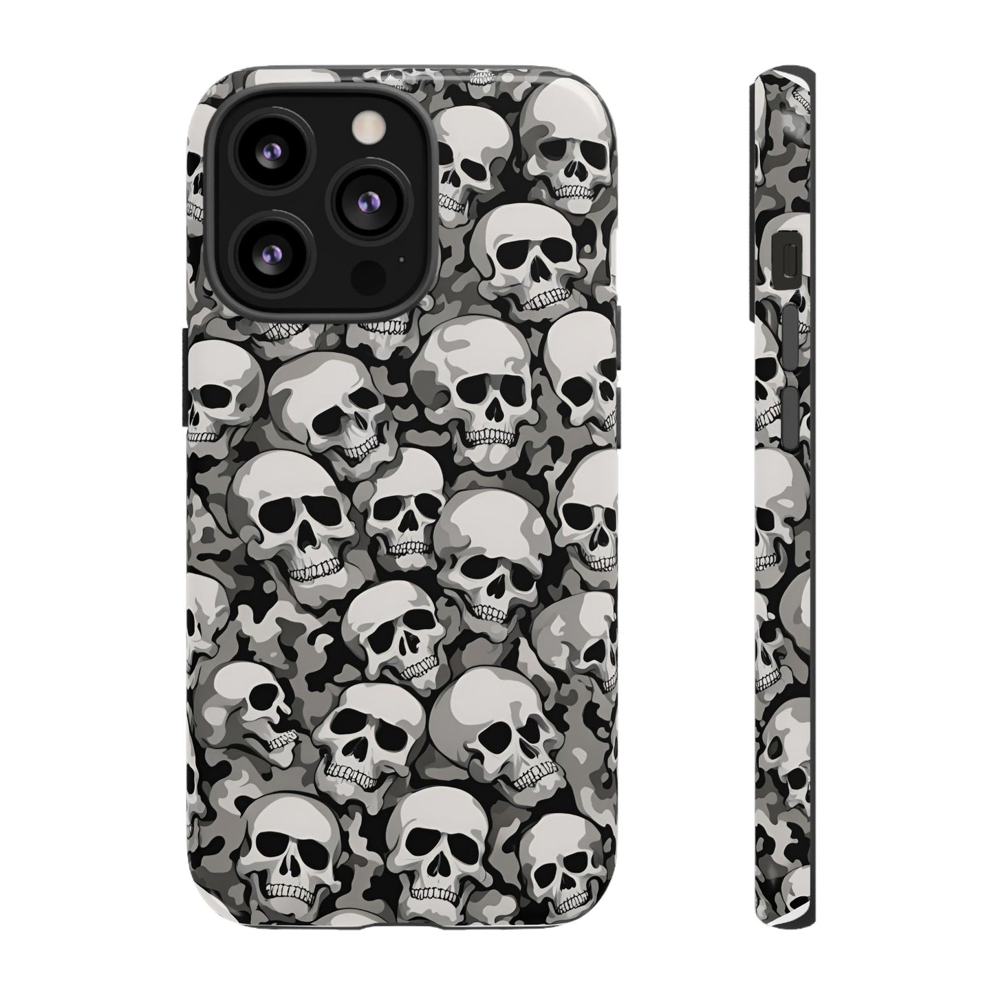 SKULL phone case TOUGH iPhone 16/15/14/13/12/11 Pro Max | Galaxy S24/S23/S22 Ultra | Pixel 7/8/9 | Slim & Tough