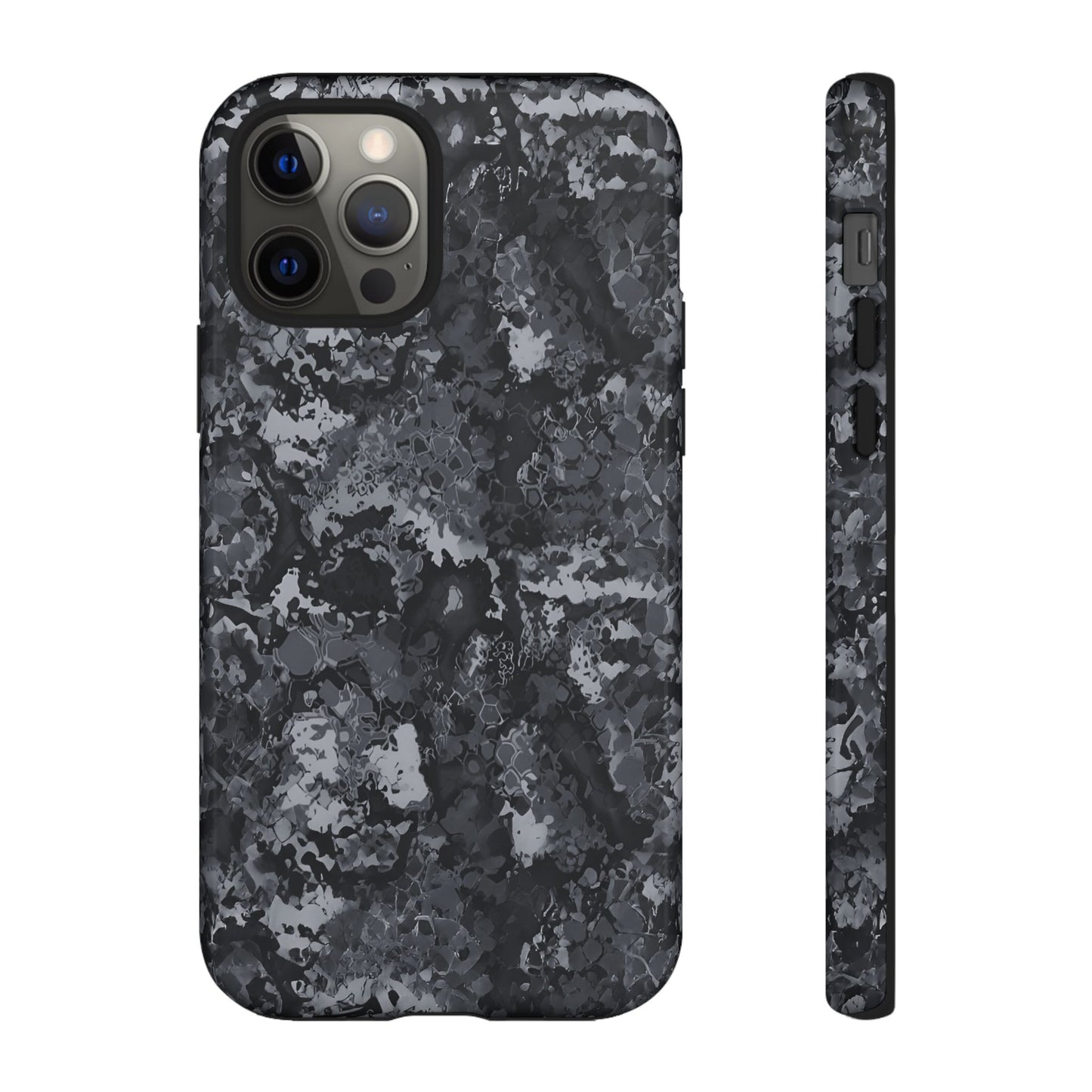 BLACK CAMO phone case TOUGH iPhone 16/15/14/13/12/11 Pro Max | Galaxy S24/S23/S22 Ultra | Pixel 7/8/9 | Slim & Tough