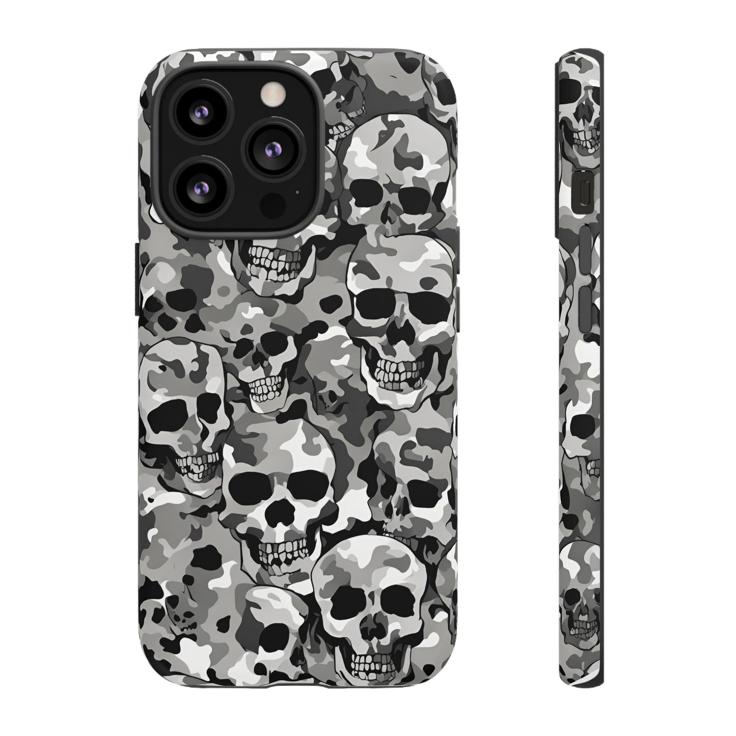 SKULL CAMO phone case TOUGH iPhone 16/15/14/13/12/11 Pro Max | Galaxy S24/S23/S22 Ultra | Pixel 7/8/9 | Slim & Tough