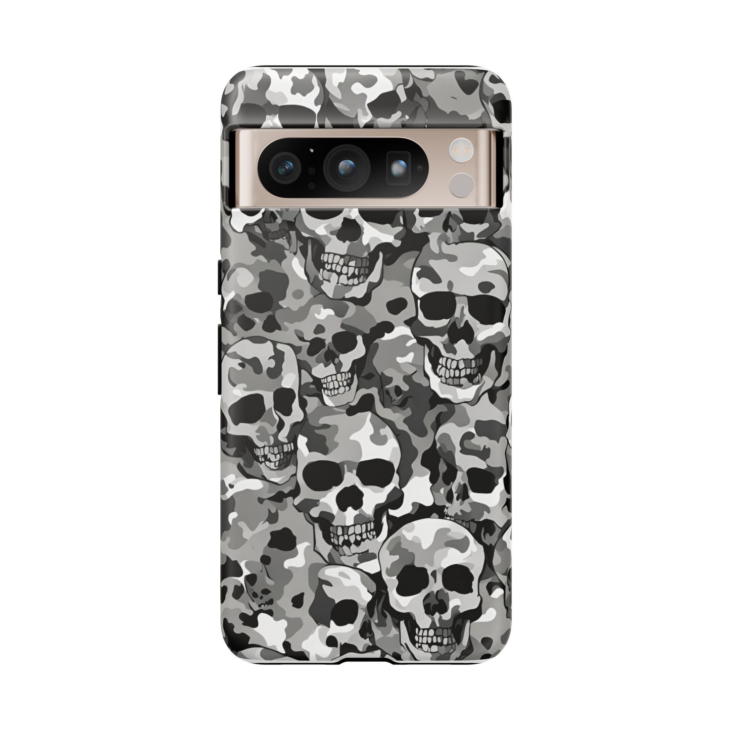 SKULL CAMO phone case TOUGH iPhone 16/15/14/13/12/11 Pro Max | Galaxy S24/S23/S22 Ultra | Pixel 7/8/9 | Slim & Tough