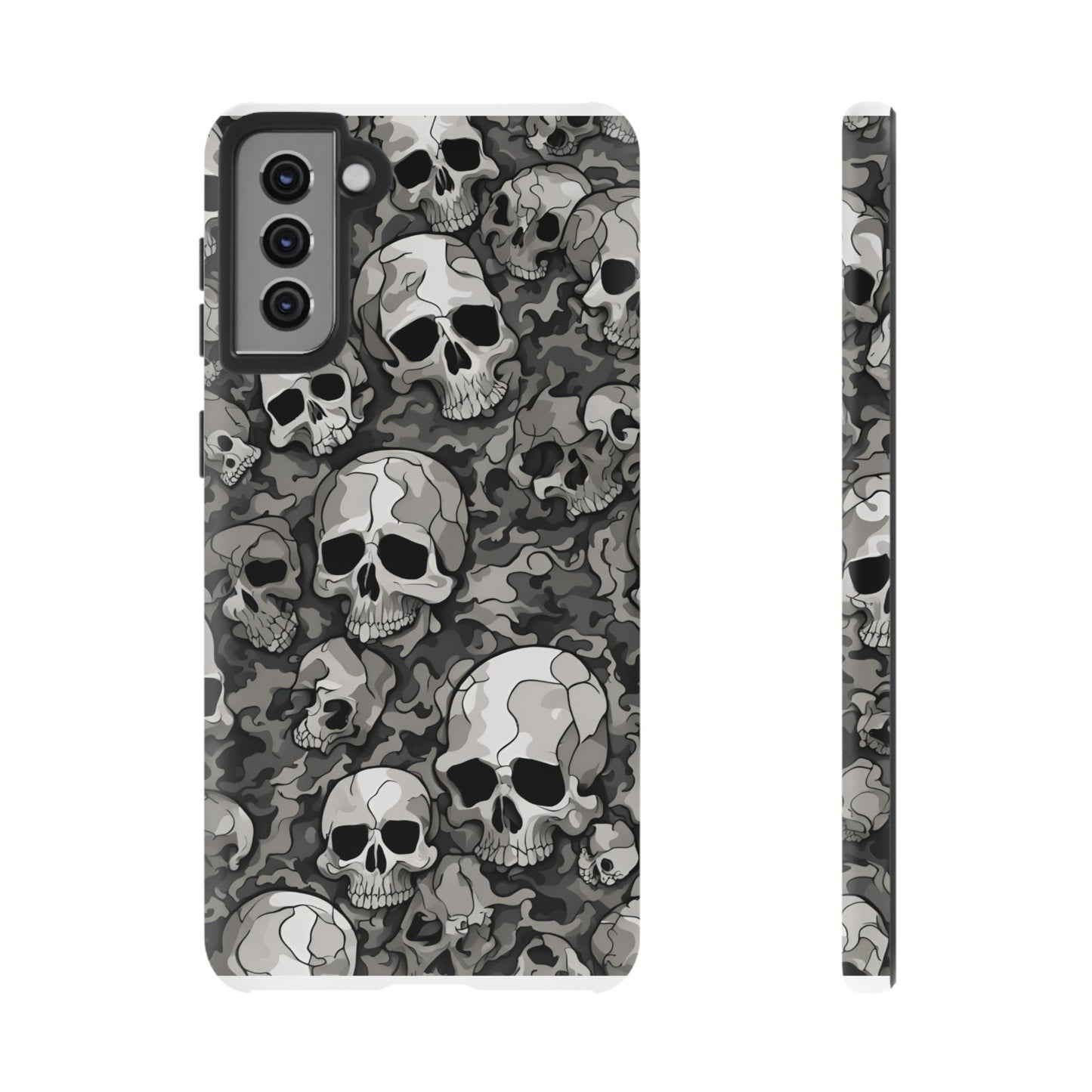 SKULL phone case TOUGH iPhone 16/15/14/13/12/11 Pro Max | Galaxy S24/S23/S22 Ultra | Pixel 7/8/9 | Slim & Tough