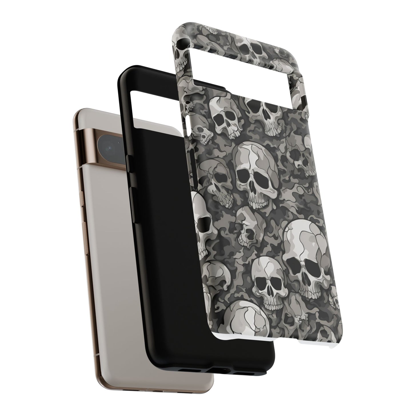 SKULL phone case TOUGH iPhone 16/15/14/13/12/11 Pro Max | Galaxy S24/S23/S22 Ultra | Pixel 7/8/9 | Slim & Tough