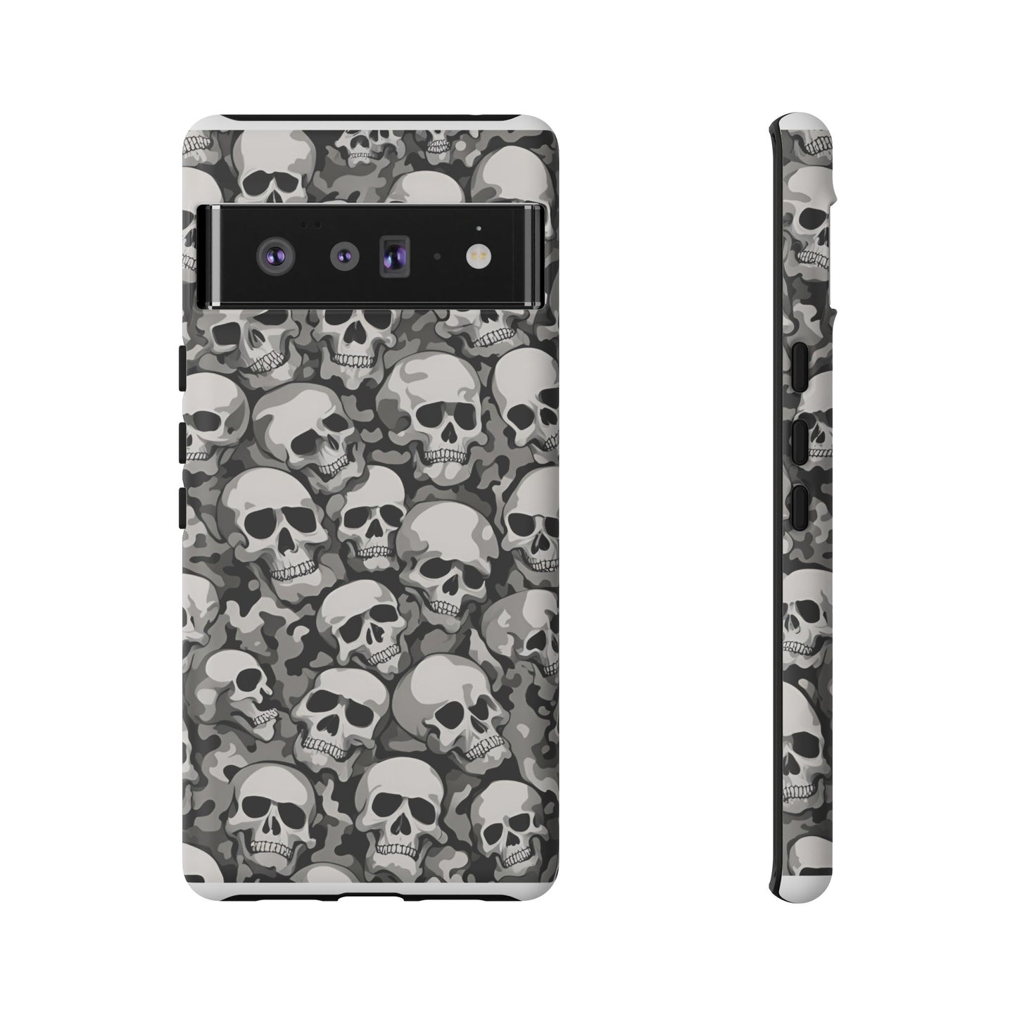 SKULL phone case TOUGH iPhone 16/15/14/13/12/11 Pro Max | Galaxy S24/S23/S22 Ultra | Pixel 7/8/9 | Slim & Tough