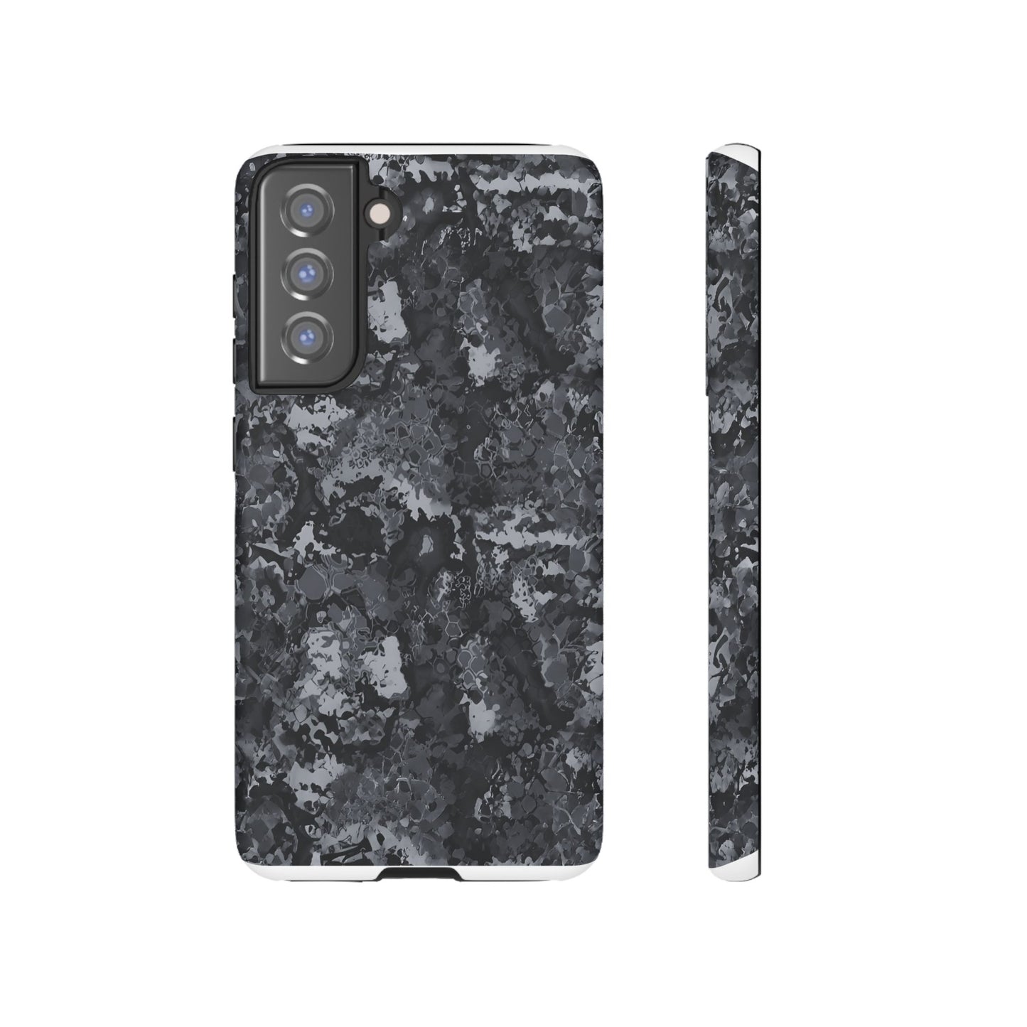 BLACK CAMO phone case TOUGH iPhone 16/15/14/13/12/11 Pro Max | Galaxy S24/S23/S22 Ultra | Pixel 7/8/9 | Slim & Tough