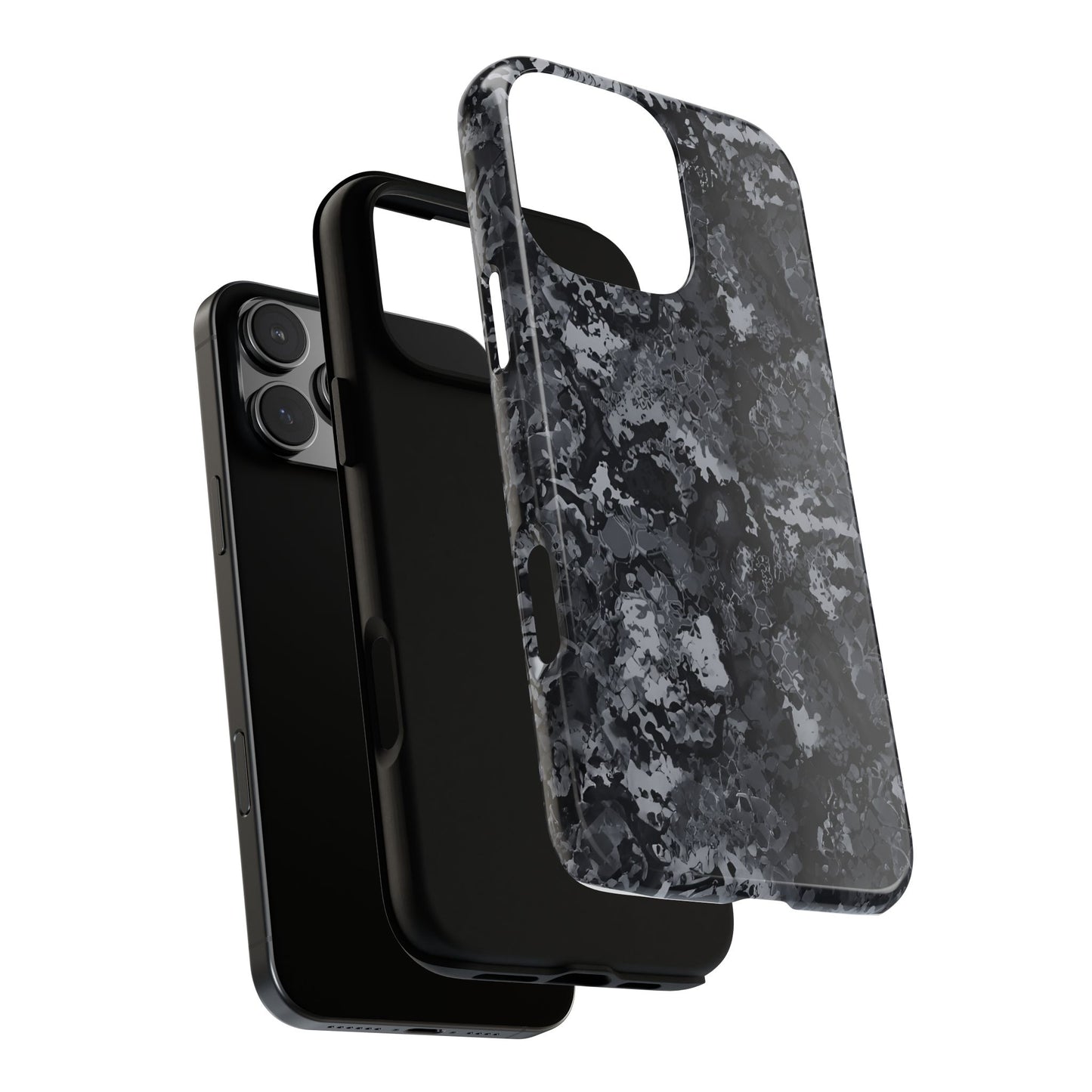 BLACK CAMO phone case TOUGH iPhone 16/15/14/13/12/11 Pro Max | Galaxy S24/S23/S22 Ultra | Pixel 7/8/9 | Slim & Tough