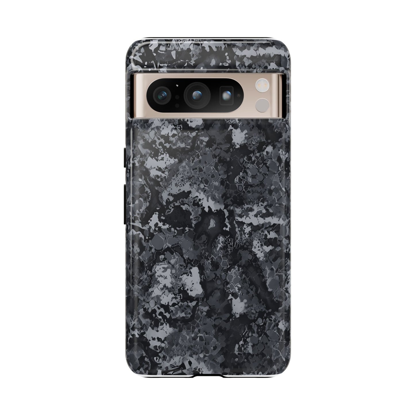 BLACK CAMO phone case TOUGH iPhone 16/15/14/13/12/11 Pro Max | Galaxy S24/S23/S22 Ultra | Pixel 7/8/9 | Slim & Tough