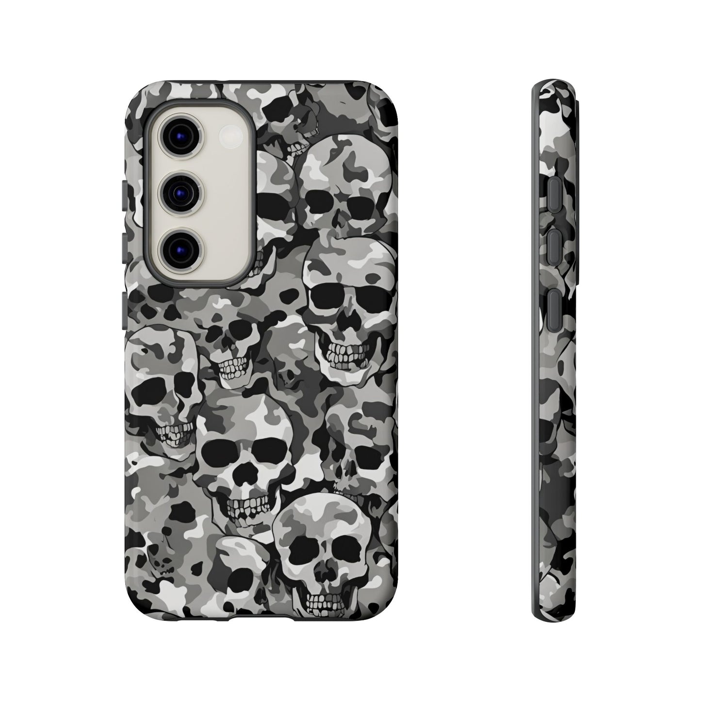 SKULL CAMO phone case TOUGH iPhone 16/15/14/13/12/11 Pro Max | Galaxy S24/S23/S22 Ultra | Pixel 7/8/9 | Slim & Tough