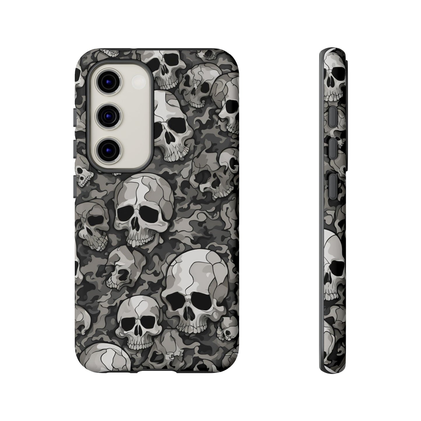 SKULL phone case TOUGH iPhone 16/15/14/13/12/11 Pro Max | Galaxy S24/S23/S22 Ultra | Pixel 7/8/9 | Slim & Tough