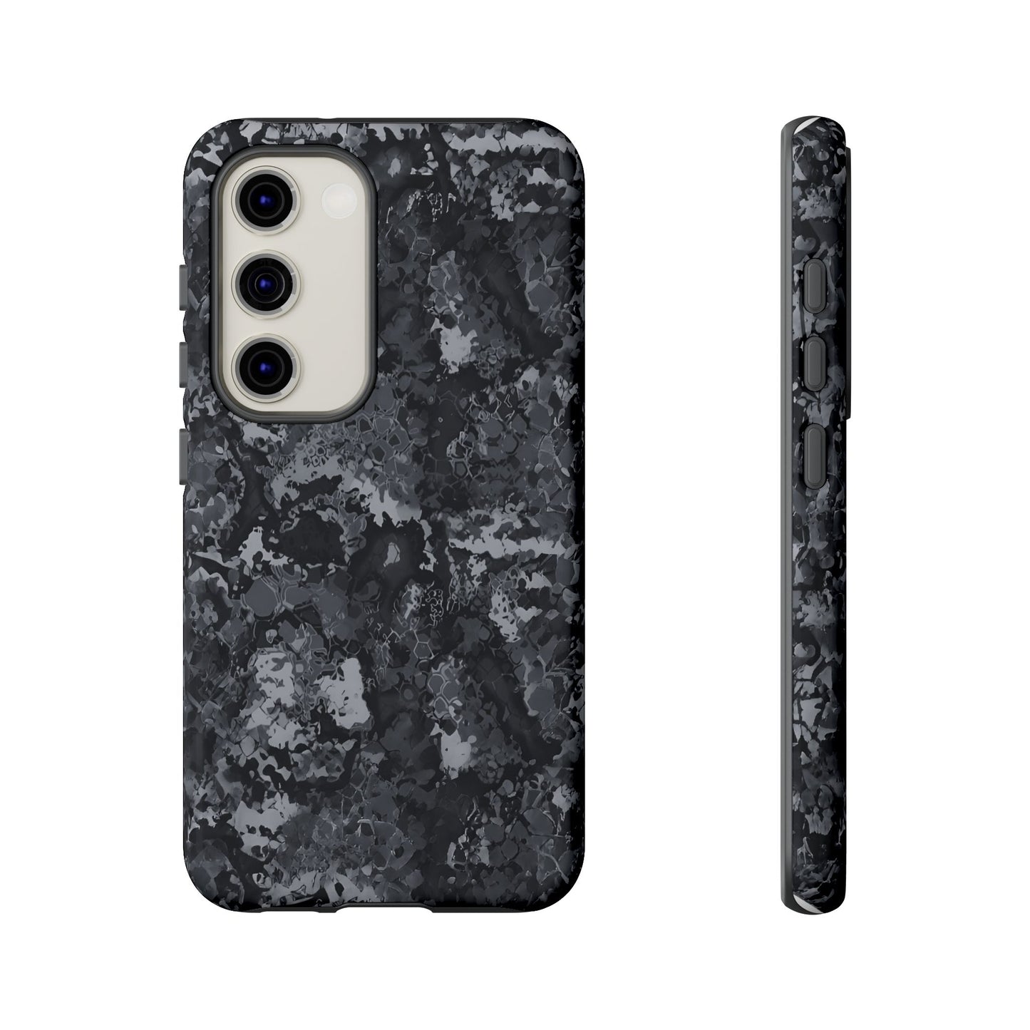 BLACK CAMO phone case TOUGH iPhone 16/15/14/13/12/11 Pro Max | Galaxy S24/S23/S22 Ultra | Pixel 7/8/9 | Slim & Tough