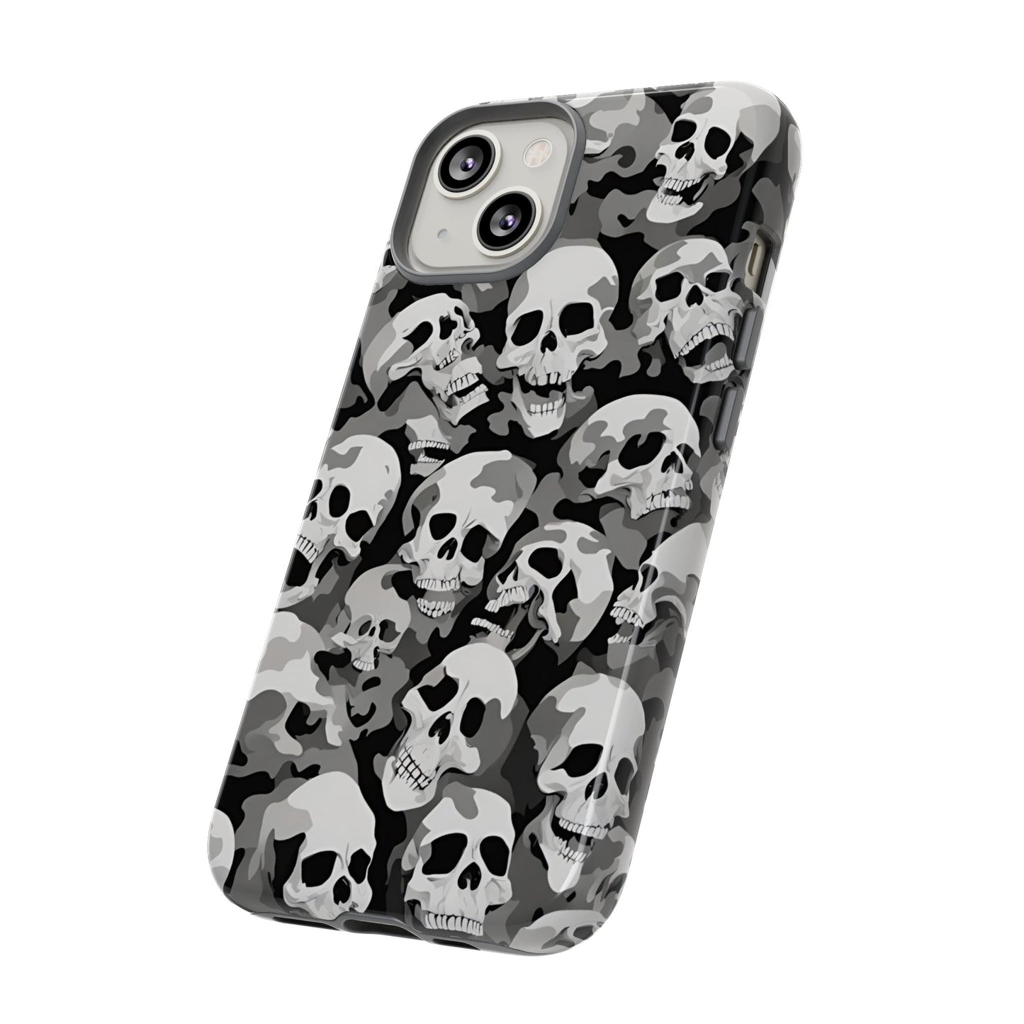 SKULL phone case TOUGH iPhone 16/15/14/13/12/11 Pro Max | Galaxy S24/S23/S22 Ultra | Pixel 7/8/9 | Slim & Tough