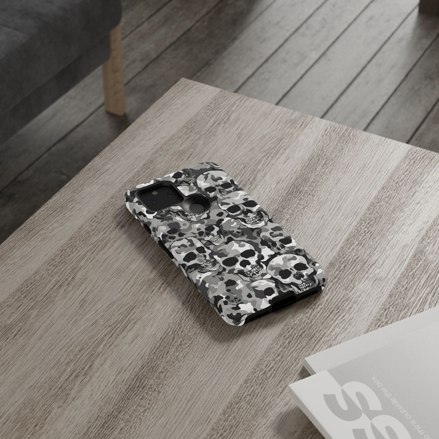 SKULL CAMO phone case TOUGH iPhone 16/15/14/13/12/11 Pro Max | Galaxy S24/S23/S22 Ultra | Pixel 7/8/9 | Slim & Tough