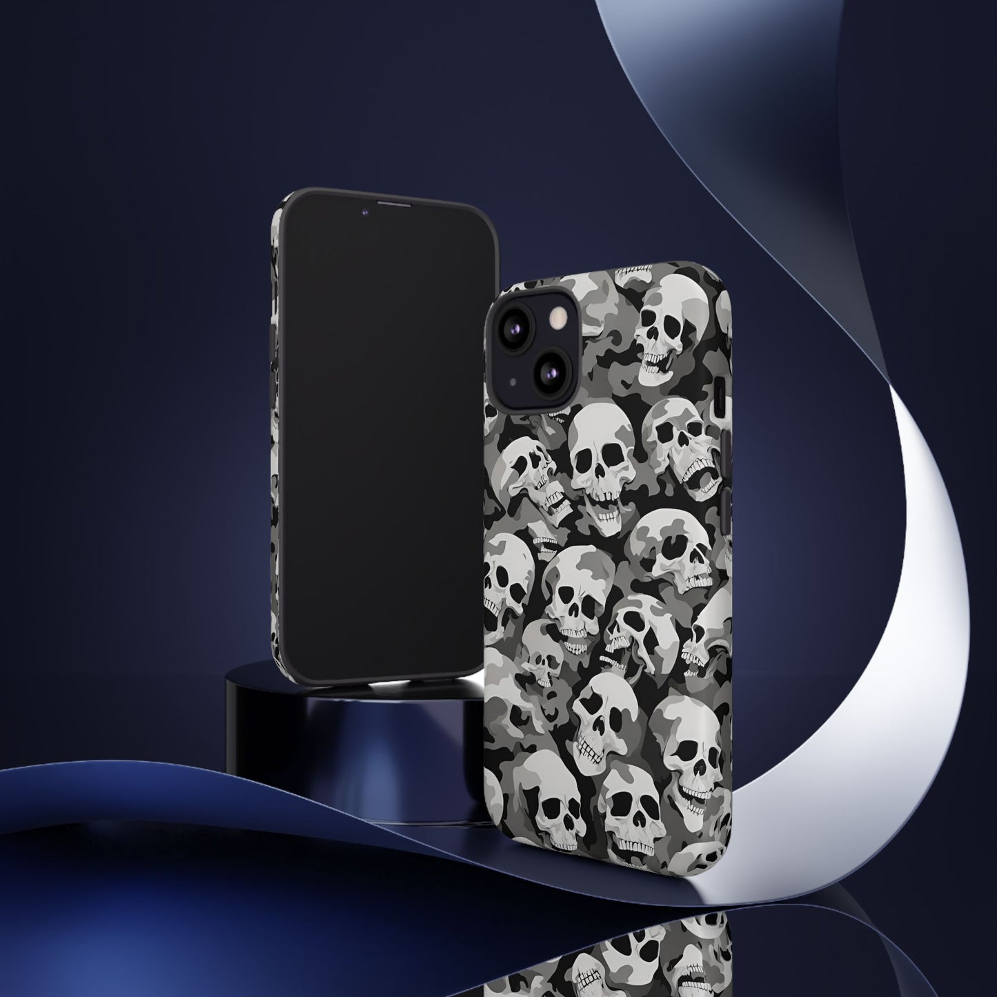 SKULL phone case TOUGH iPhone 16/15/14/13/12/11 Pro Max | Galaxy S24/S23/S22 Ultra | Pixel 7/8/9 | Slim & Tough