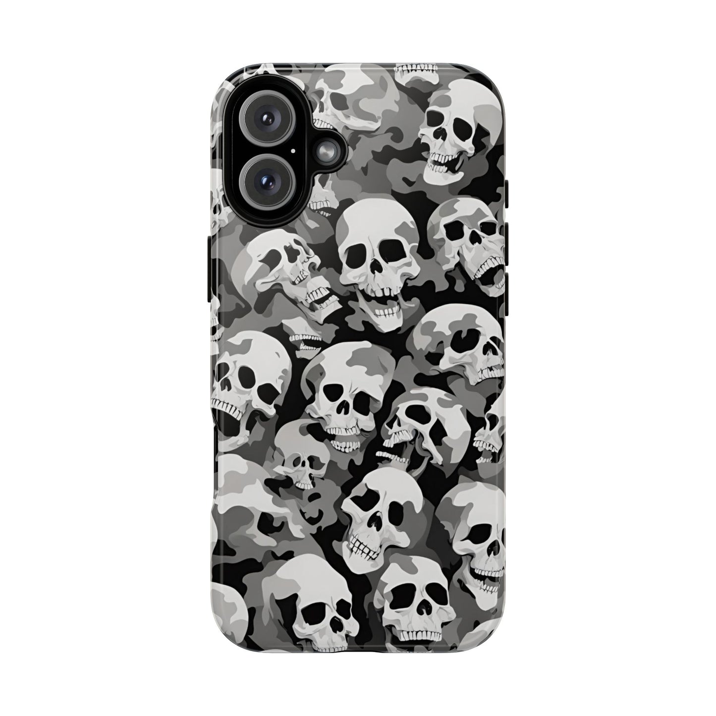 SKULL phone case TOUGH iPhone 16/15/14/13/12/11 Pro Max | Galaxy S24/S23/S22 Ultra | Pixel 7/8/9 | Slim & Tough