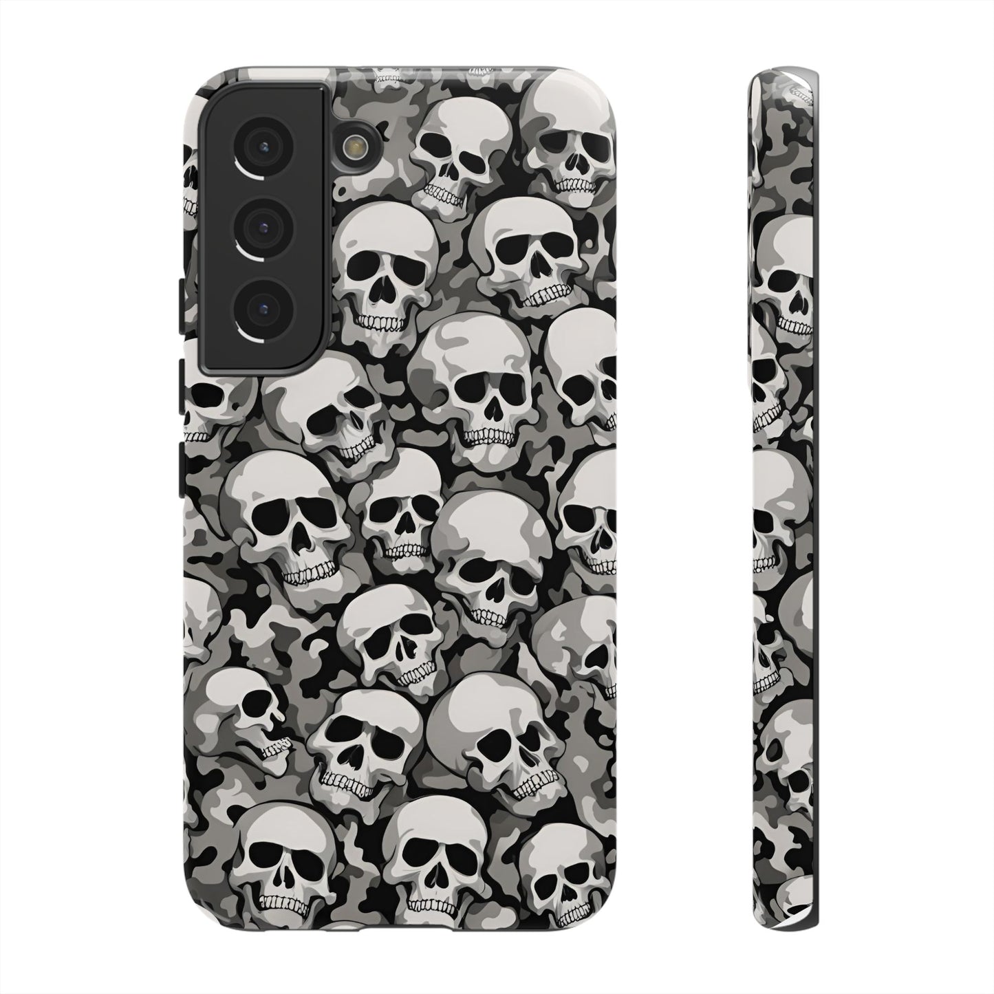 SKULL phone case TOUGH iPhone 16/15/14/13/12/11 Pro Max | Galaxy S24/S23/S22 Ultra | Pixel 7/8/9 | Slim & Tough