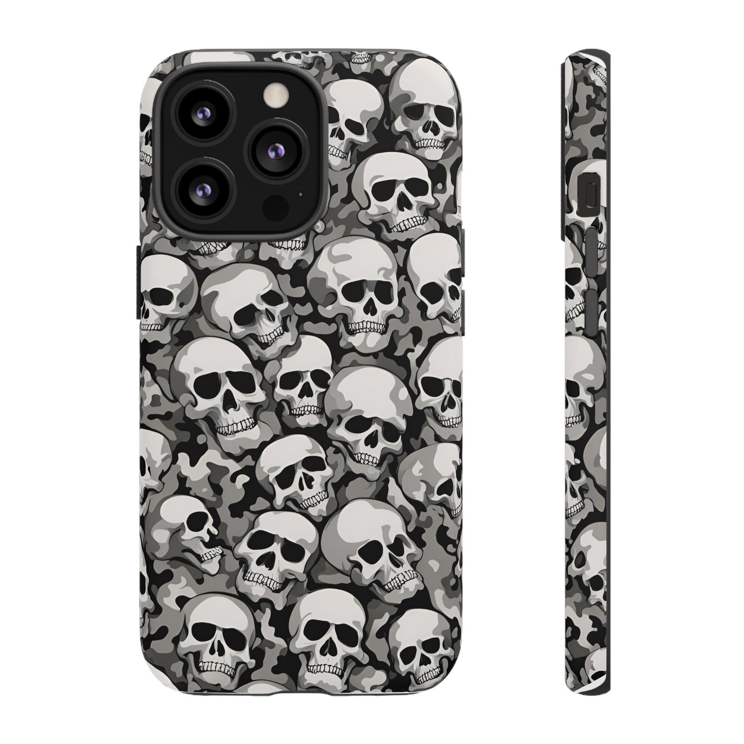 SKULL phone case TOUGH iPhone 16/15/14/13/12/11 Pro Max | Galaxy S24/S23/S22 Ultra | Pixel 7/8/9 | Slim & Tough