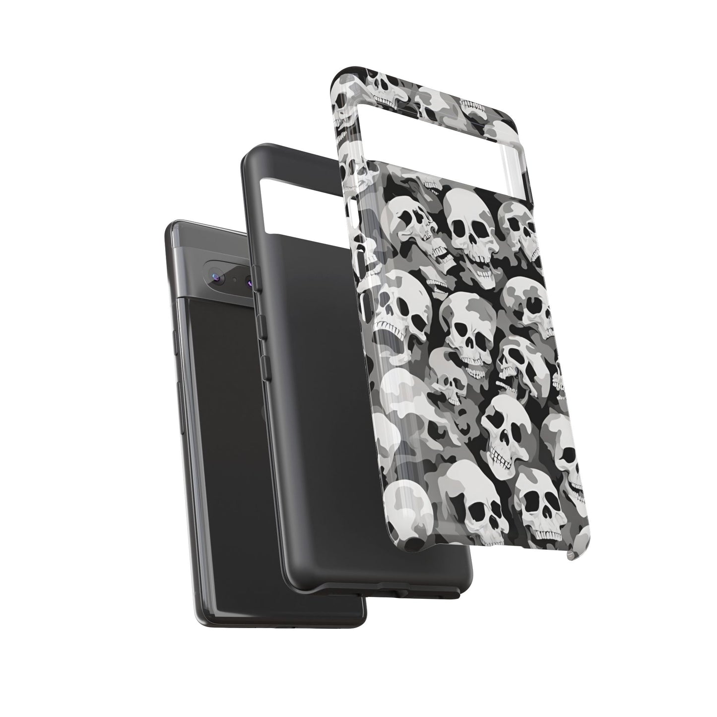 SKULL phone case TOUGH iPhone 16/15/14/13/12/11 Pro Max | Galaxy S24/S23/S22 Ultra | Pixel 7/8/9 | Slim & Tough