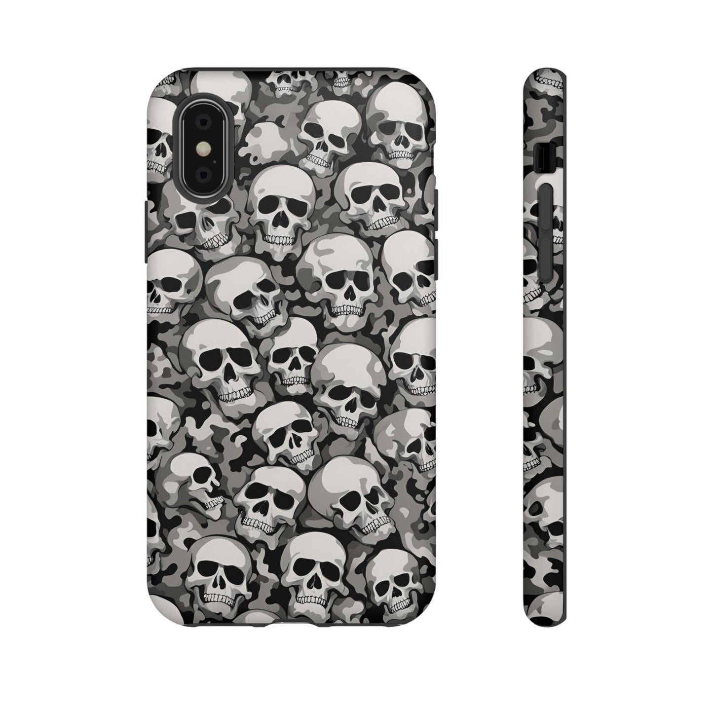 SKULL phone case TOUGH iPhone 16/15/14/13/12/11 Pro Max | Galaxy S24/S23/S22 Ultra | Pixel 7/8/9 | Slim & Tough