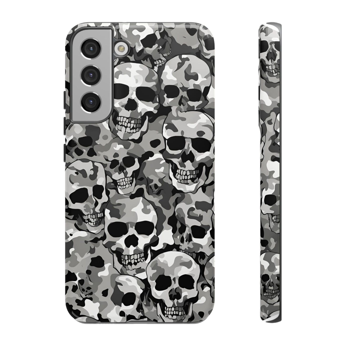 SKULL CAMO phone case TOUGH iPhone 16/15/14/13/12/11 Pro Max | Galaxy S24/S23/S22 Ultra | Pixel 7/8/9 | Slim & Tough