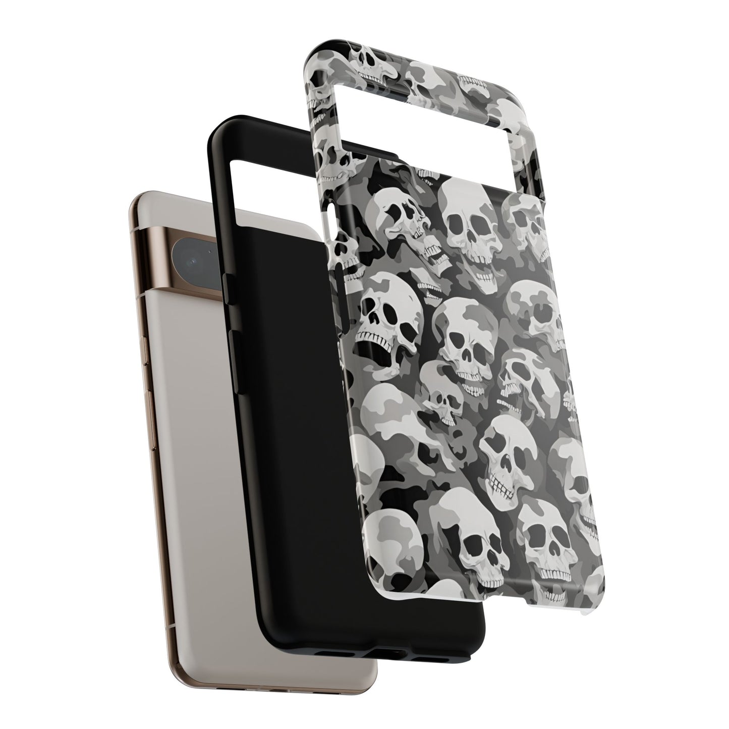 SKULL phone case TOUGH iPhone 16/15/14/13/12/11 Pro Max | Galaxy S24/S23/S22 Ultra | Pixel 7/8/9 | Slim & Tough